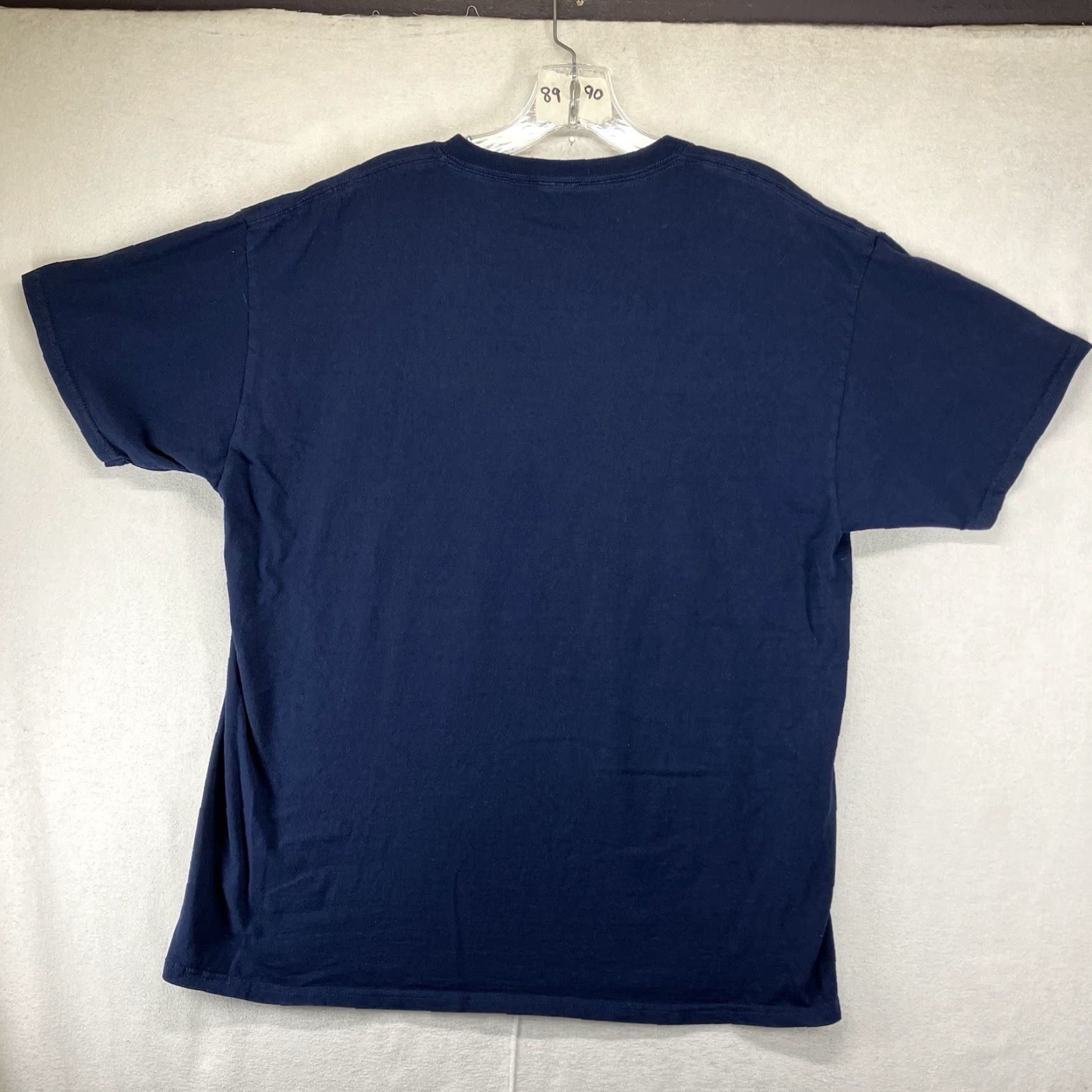 Fruit Of The Loom Fruit of the Loom Graphic T-Shirt Men Large Dark Navy 90s Nature Wolf Eagle Retro Slim Fit Size US L / EU 52-54 / 3 - 2 Thumbnail