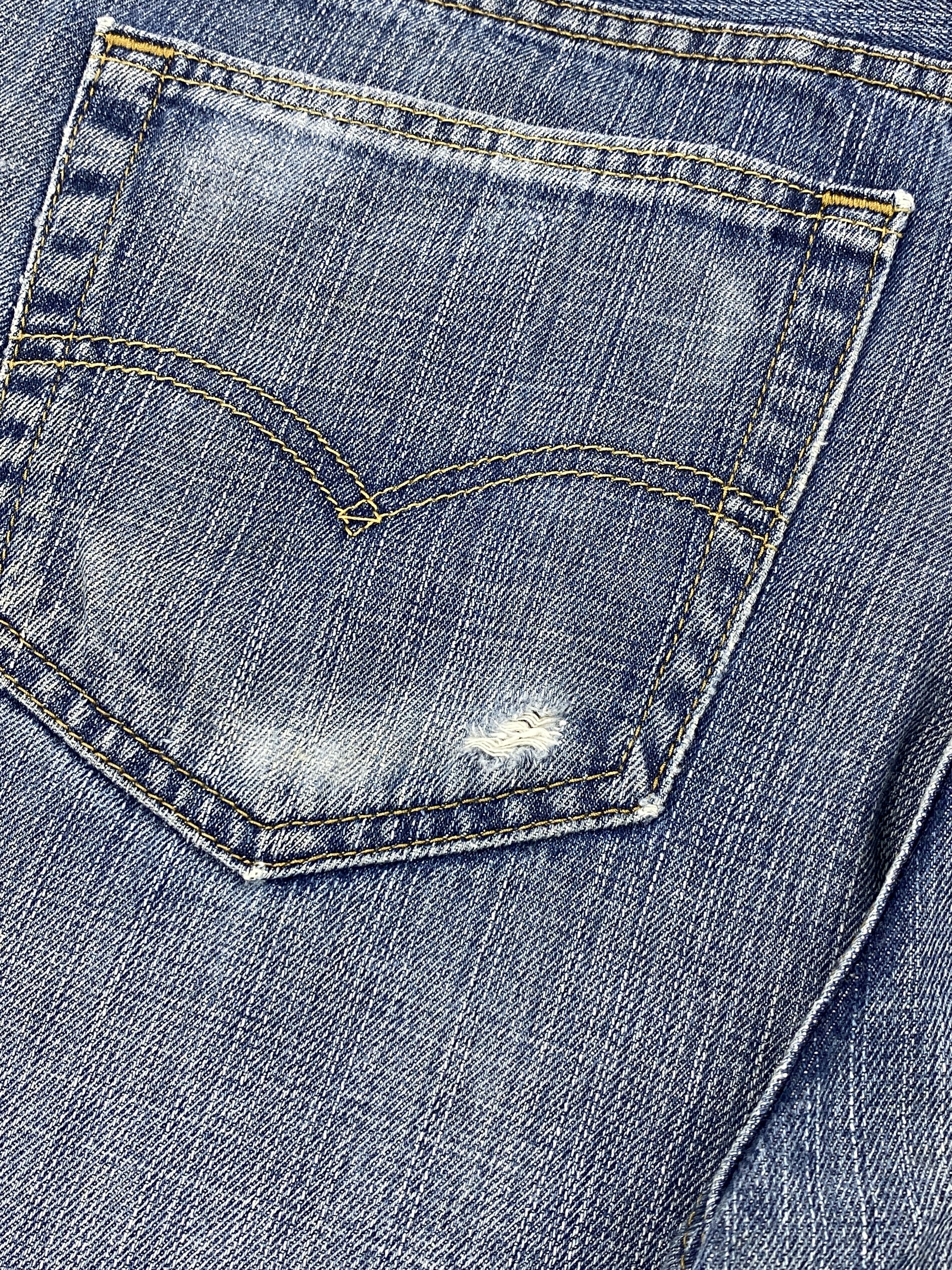 Levi's × Vintage Vintage Levi's 569 Faded Blue Jeans DP2327 Size US 34 / EU 50 - 16 Thumbnail