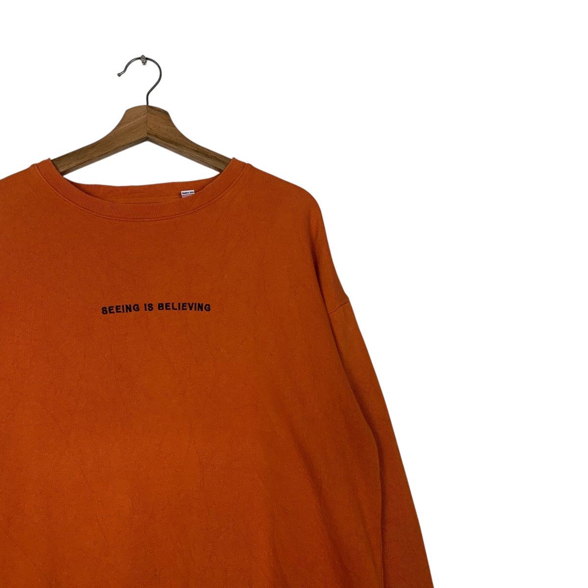 Japanese Brand Seeing Is Beleiving Crewneck Sweatshirt Size US L / EU 52-54 / 3 - 6 Thumbnail