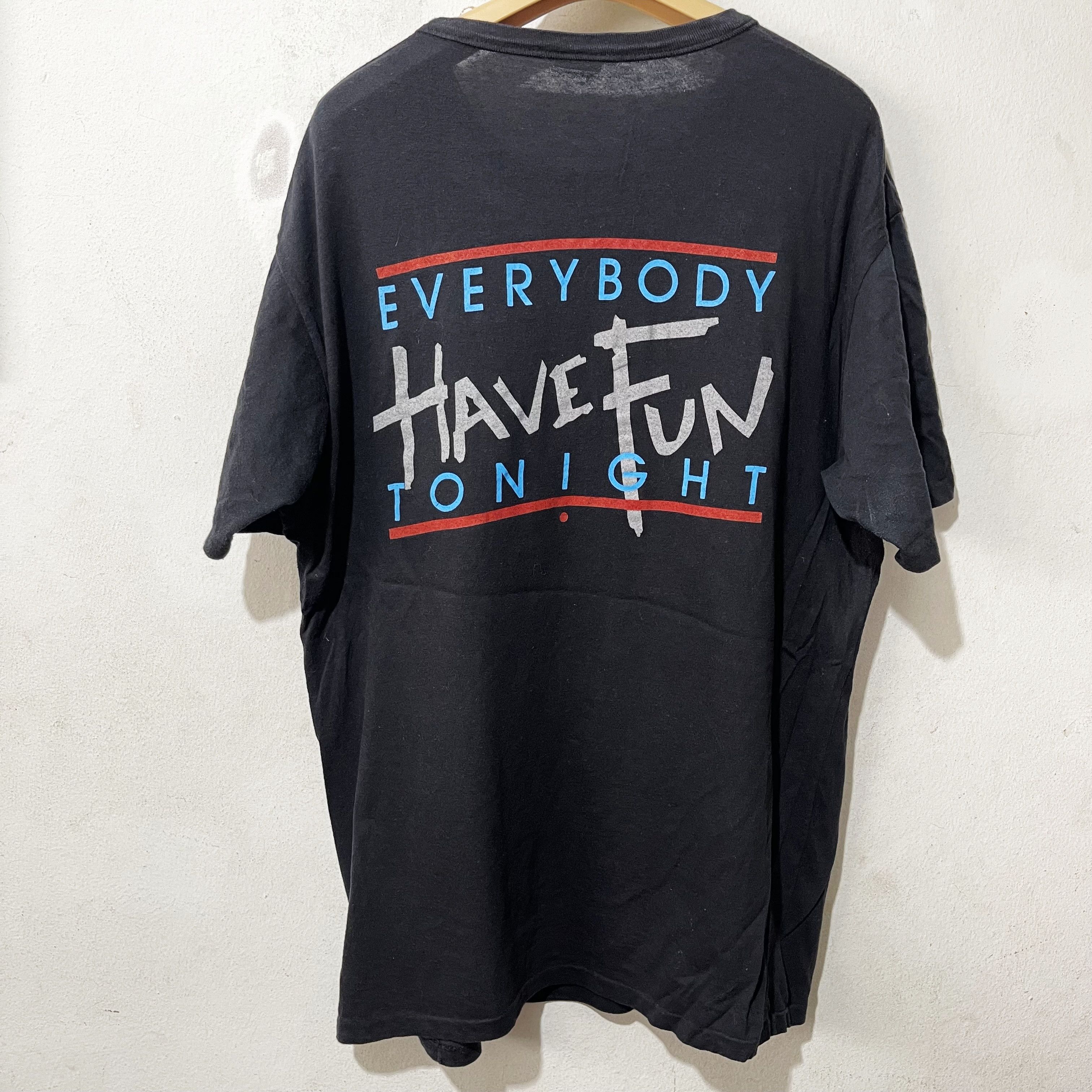 Band Tees × Vintage Vintage 1987 Wang Chung Mosaic Shirt Size US XL / EU 56 / 4 - 4 Thumbnail