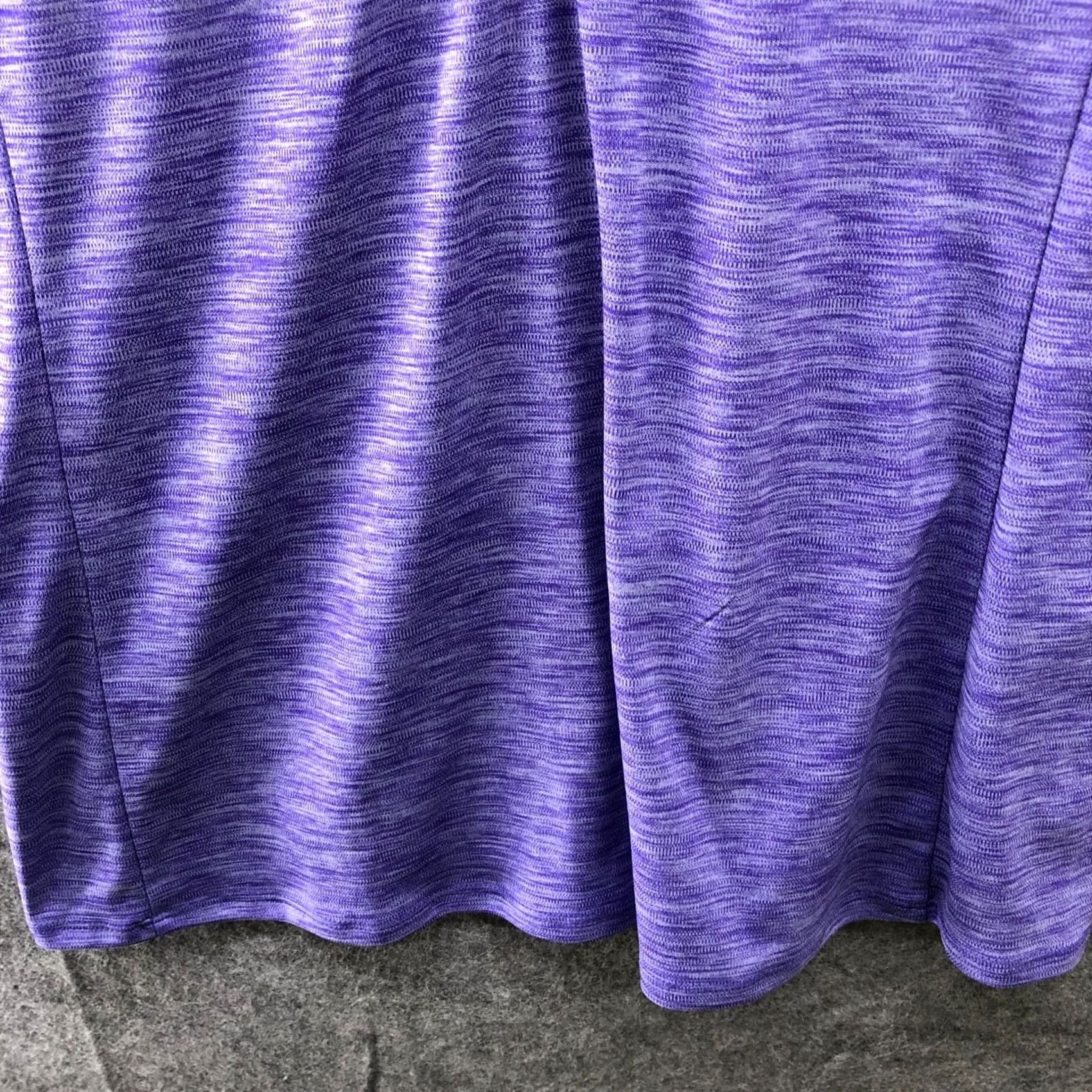 Under Armour VINTAGE Under Armour HeatGear Long Sleeve Active Shirt Womens M Purple Fitted 1/2 Zip Size M / US 6-8 / IT 42-44 - 4 Thumbnail