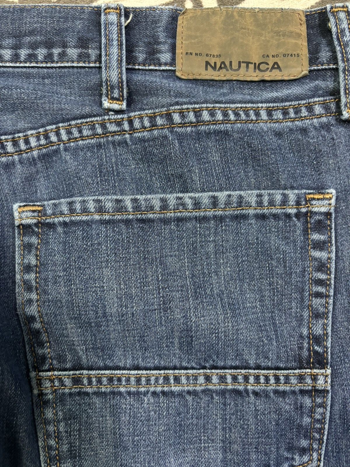 Nautica Vintage Y2K Nautica Regular Straight Blue Denim Jeans Size US 38 / EU 54 - 11 Thumbnail