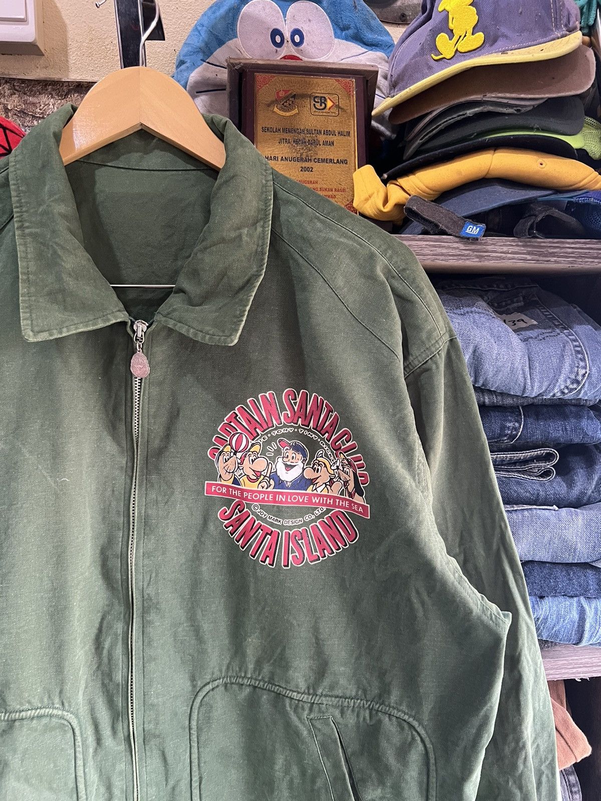 Captain Santors 🔥Vintage Captain Santa Club Zipper Jacket Size US XL / EU 56 / 4 - 6 Thumbnail