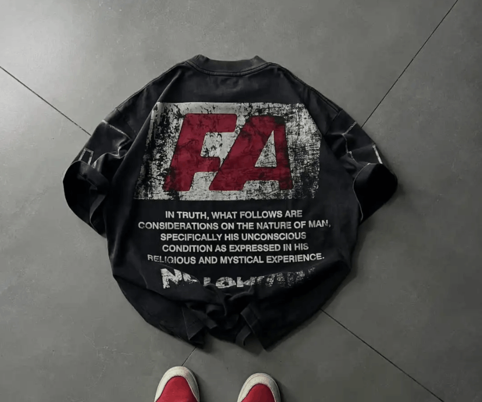 Vision Streetwear Y2K oversized letter print short-sleeved Size US S / EU 44-46 / 1 - 1 Thumbnail