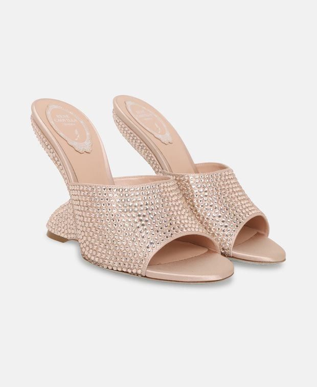 Rene Caovilla Symphony Mules Size US 8 / IT 38 - 1 Thumbnail