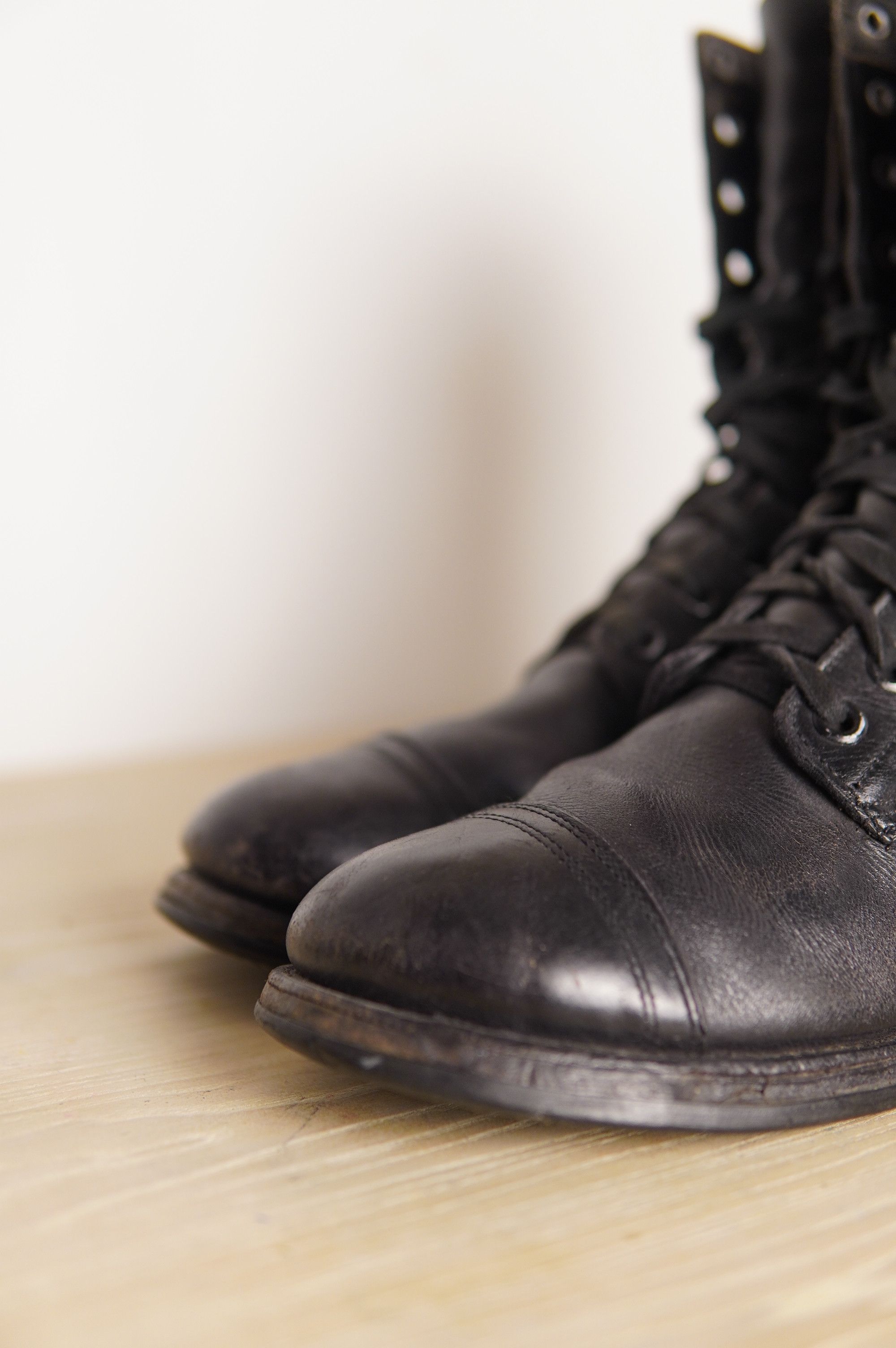 Vintage Vintage Rare 50s Korean War US Paratrooper Combat Boots Size US 10.5 / EU 43-44 - 6 Thumbnail