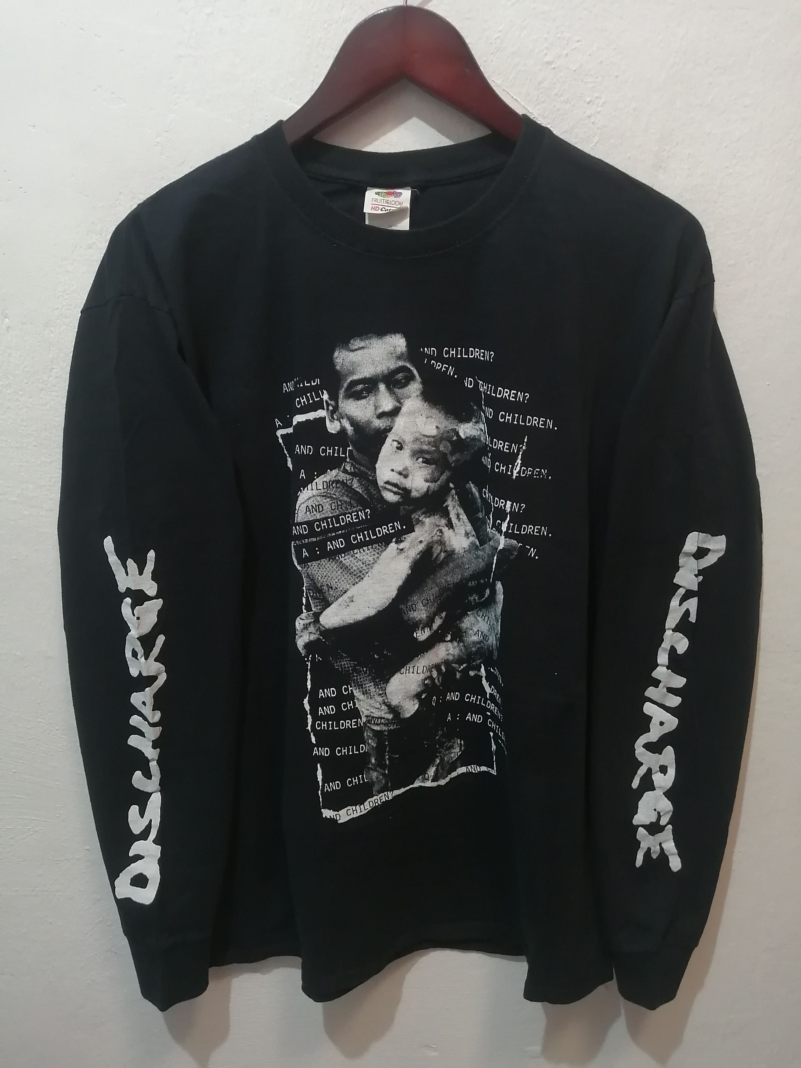 Band Tees Discharge 00's Size US L / EU 52-54 / 3 - 1 Thumbnail