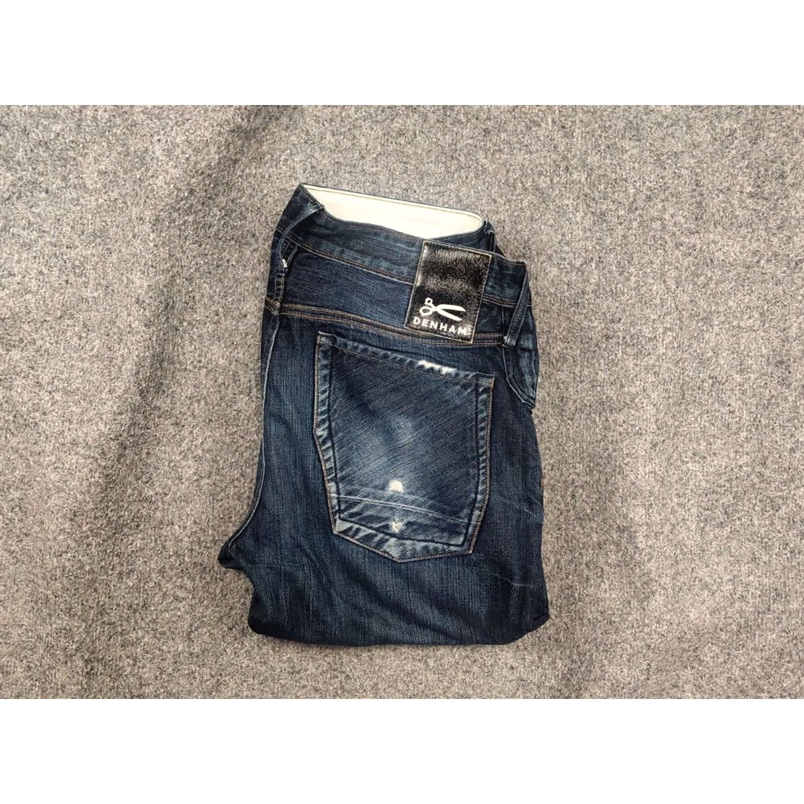 DENHAM Denham the jeanmaker Denim Jeans 32 Blue 5-Pocket Regular Straight Vintage Japan Denim Faded Blue Jeans Mens Size US 32 / EU 48 - 2 Thumbnail