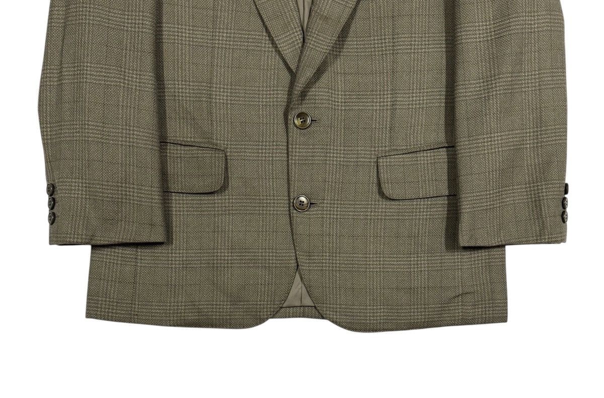 Pierre Balmain Pirre Balmain Lessona Casheme Special Custom Tartan Blazer Size 38R - 5 Thumbnail