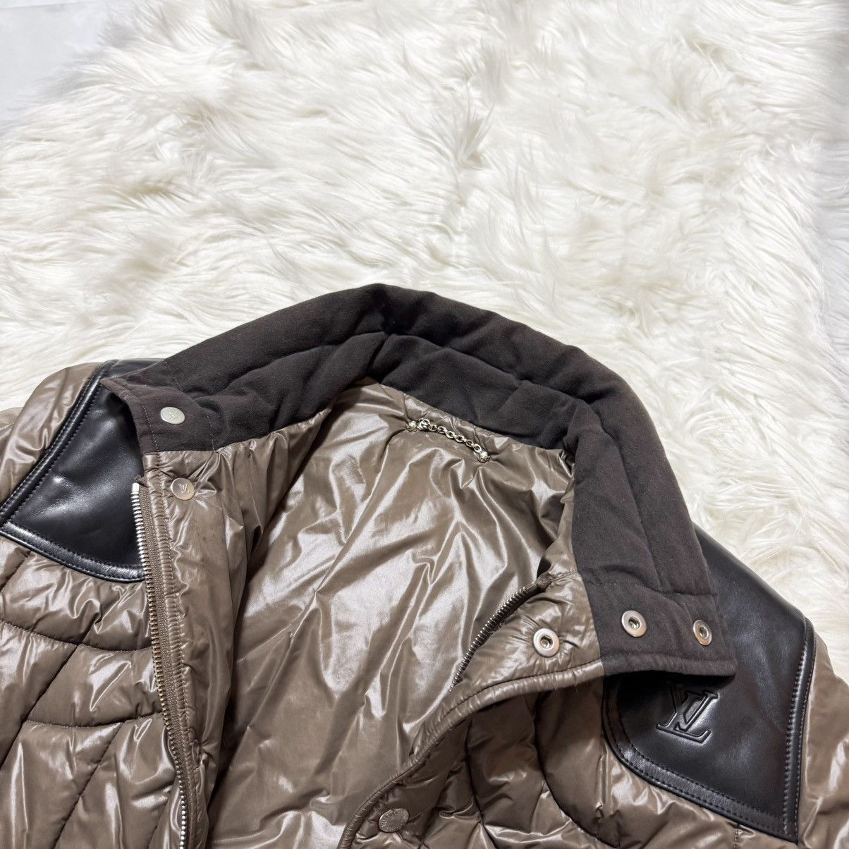 Louis Vuitton Louis Vuitton leather LV logo nylon Jacket 44 Size US S / EU 44-46 / 1 - 14 Thumbnail