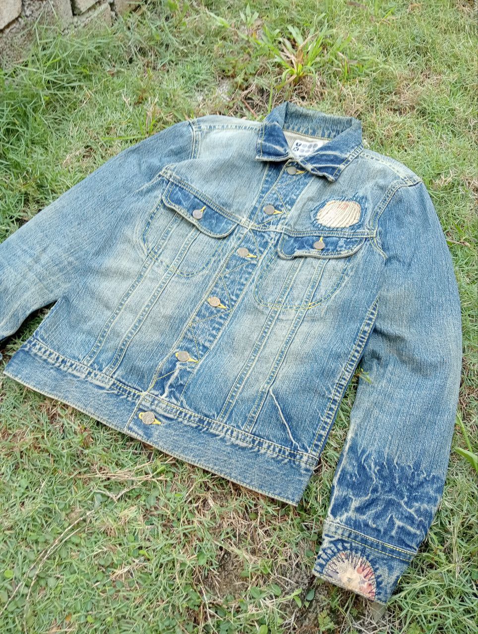 Takeo Kikuchi TAKEO KIKUCHI JAPAN PATCHWORK BLUE DENIM JACKET Size US M / EU 48-50 / 2 - 4 Thumbnail