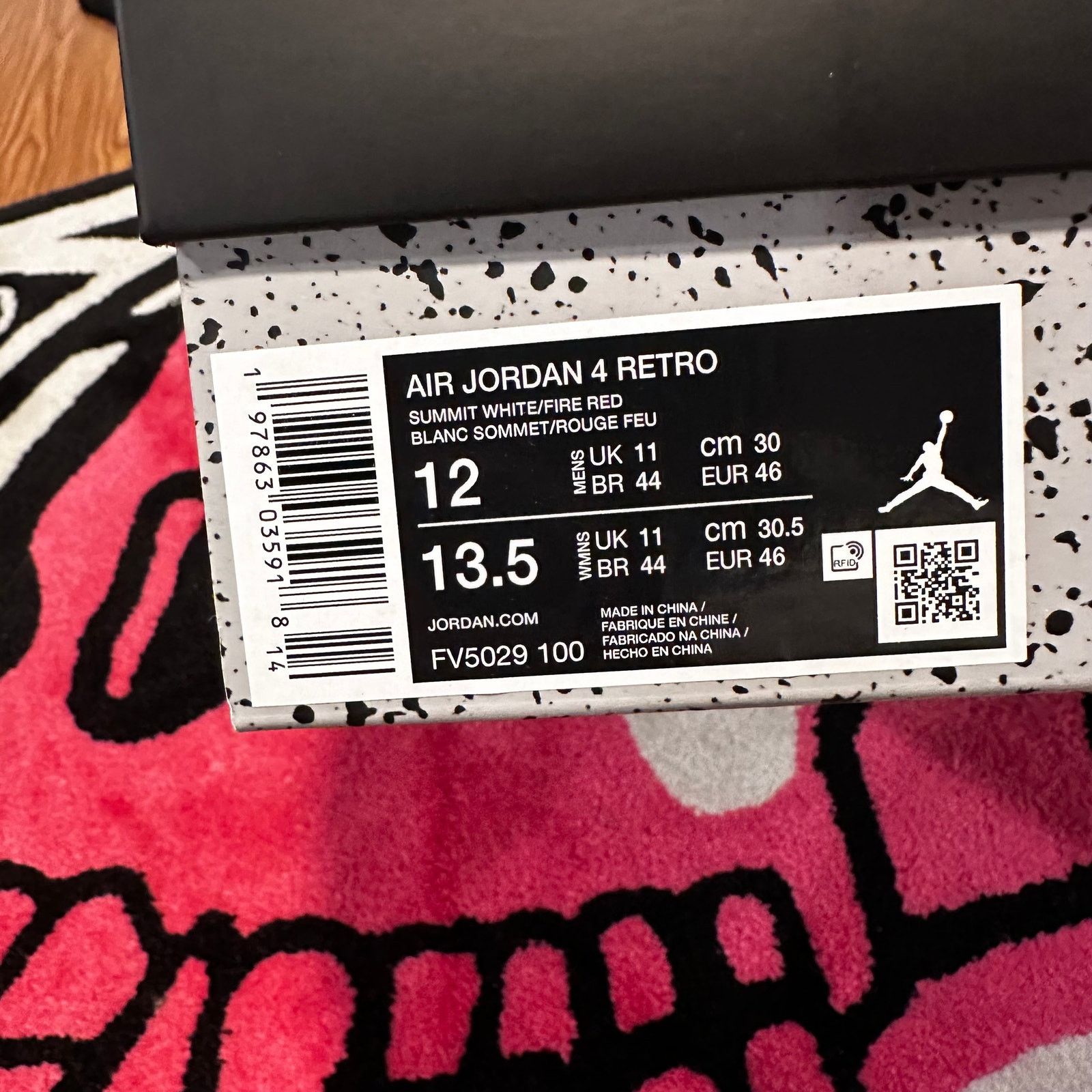 Jordan Brand Jordan 4 Retro White Cement (2025) – Size 12 – Brand New Size US 12 / EU 45 - 8 Thumbnail