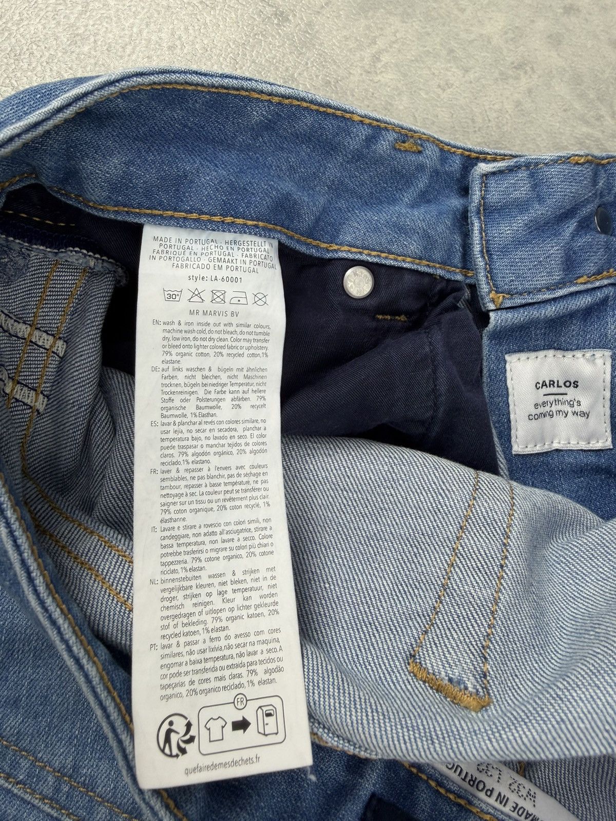 Other Mr Marvis Blue Denim Jeans Men’s Size 32x32 Size US 32 / EU 48 - 11 Thumbnail