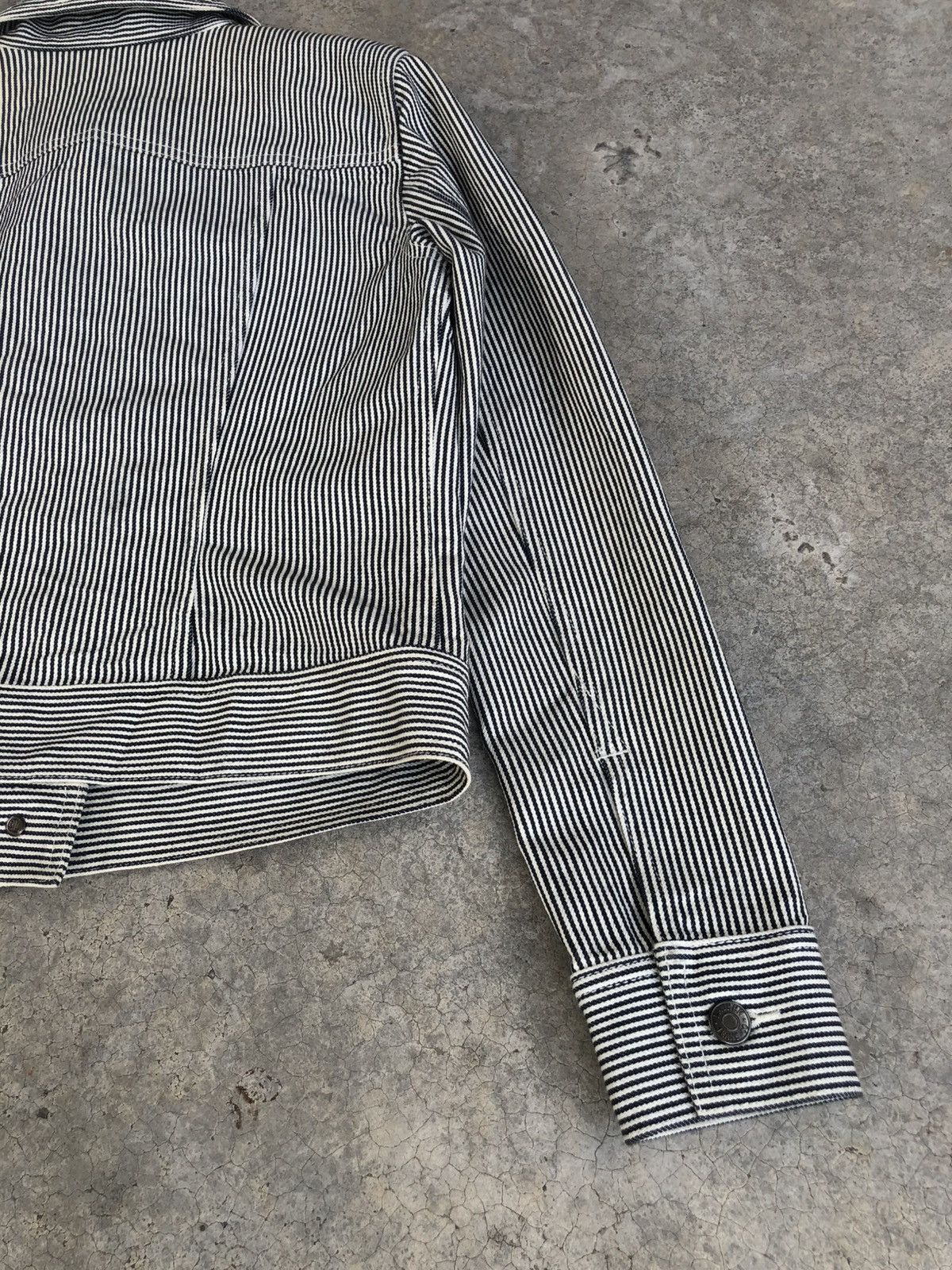 Lauren Ralph Lauren LRL Ralph Lauren Hickory Stripe Denim Jacket Size US S / EU 44-46 / 1 - 17 Thumbnail