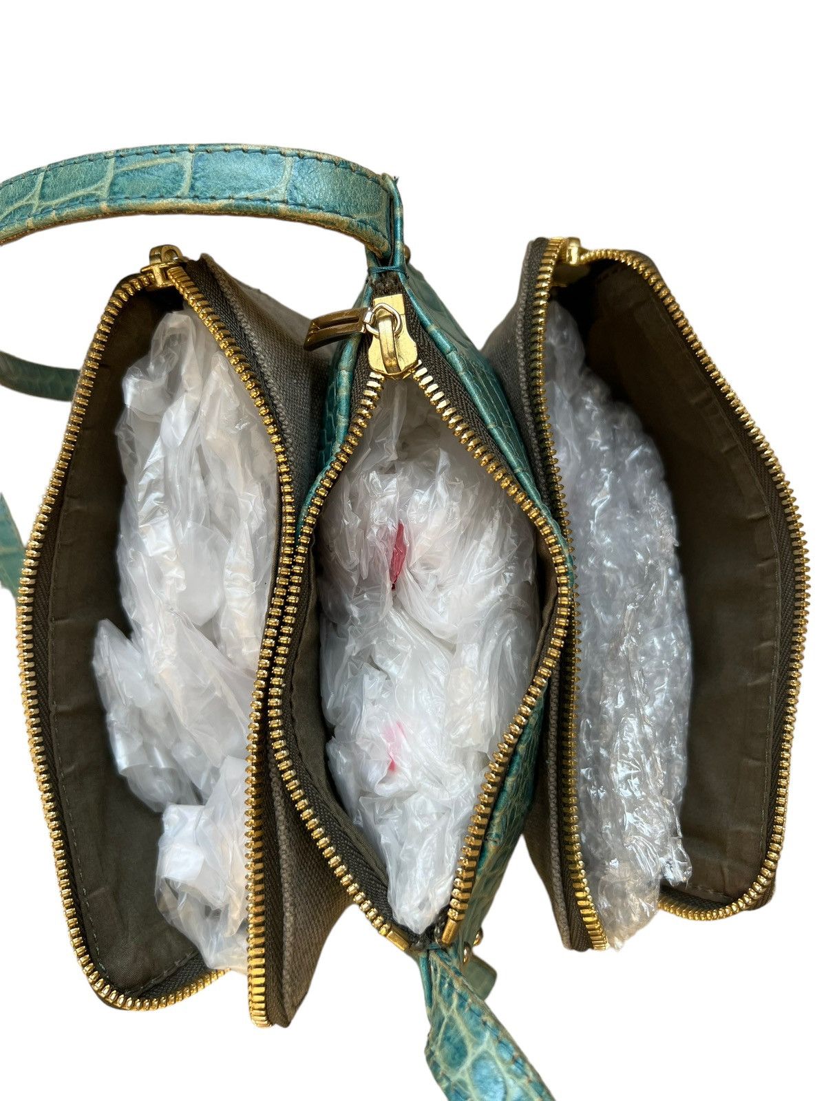 Yohji Yamamoto Yohji Yamamoto Y’saccs X Kenji Ikeda 3 Layer Mini Sling Bag Size ONE SIZE - 18 Thumbnail