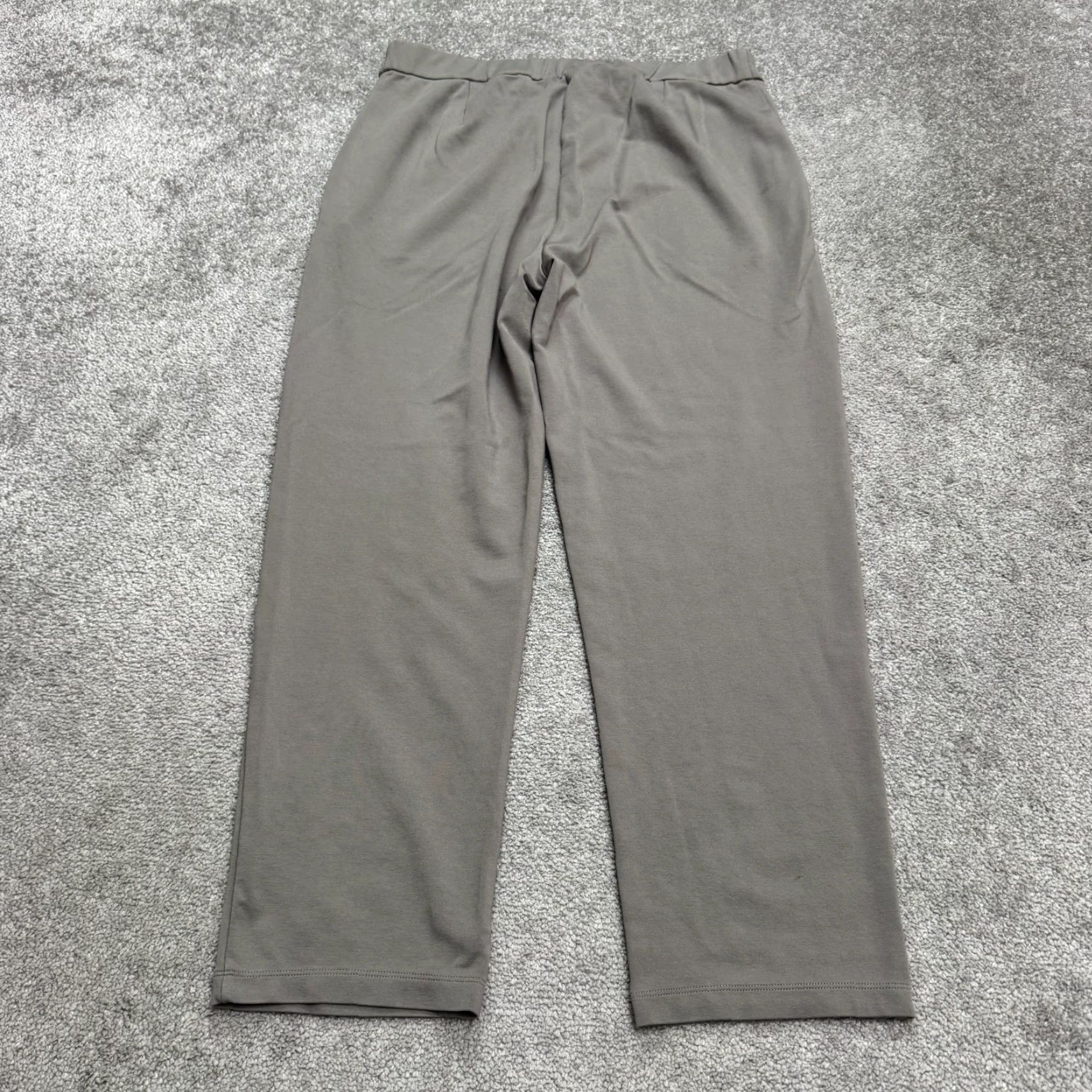 Eileen Fisher Eileen Fisher Pants Straight Ladies Regular Gray 32x27 Stretch Knit Comfortable Classic Workwear Casual Size 32" / US 10 / IT 46 - 2 Thumbnail