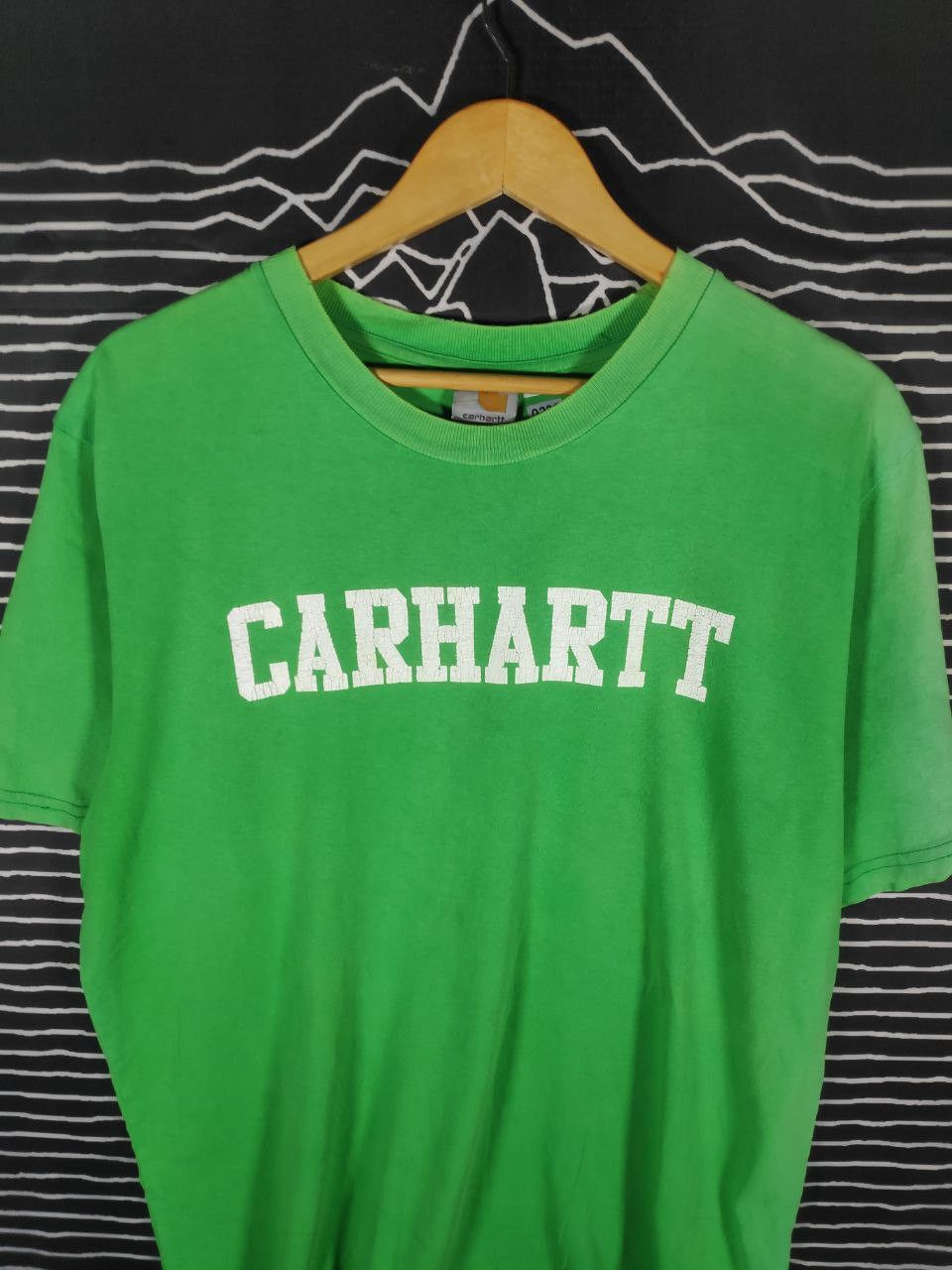 Carhartt × Vintage Vtg Carhatt Spell Out Logo OG Streetwear Tee Size L Size US L / EU 52-54 / 3 - 3 Thumbnail