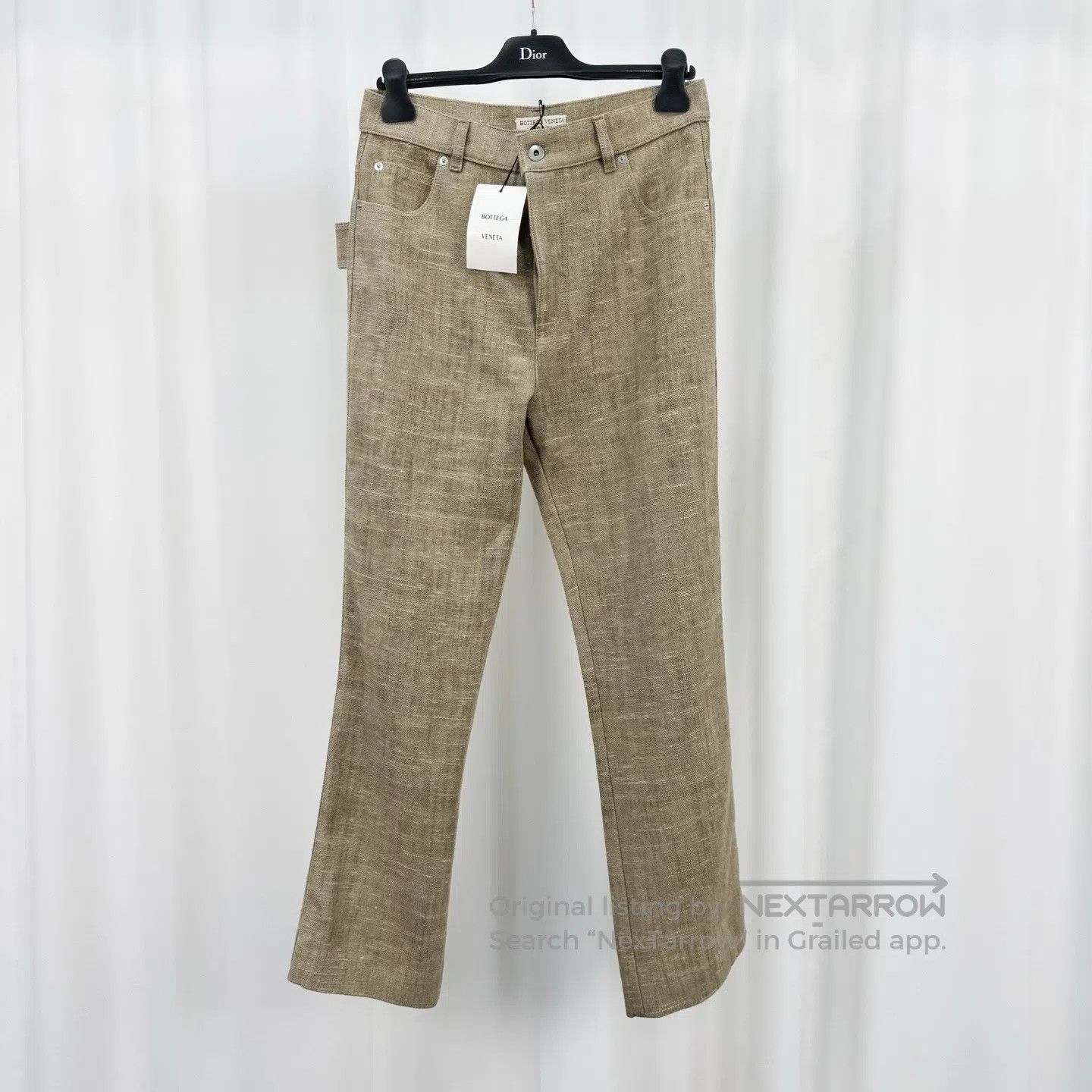 Bottega Veneta Bottega Veneta Old Money Linen Pants| Size US 40 / EU 56 - 1 Thumbnail