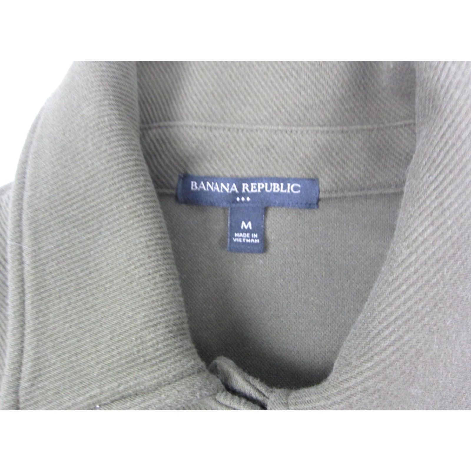 Banana Republic Banana Republic Jacket Womens M Olive Green Twill Pocket Boxy Size M / US 6-8 / IT 42-44 - 3 Thumbnail