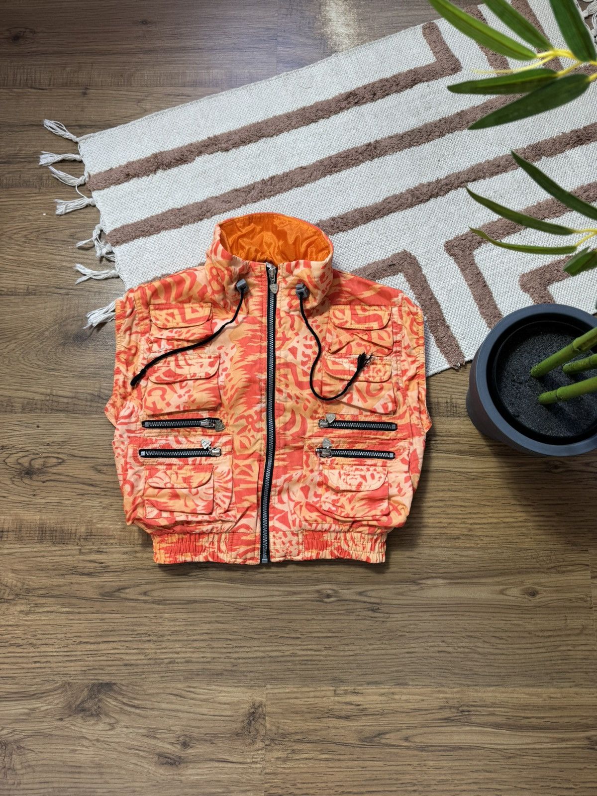 Vintage VINTAGE BOY SNOWMACHINE ORANGE JACKET VEST Size M / US 6-8 / IT 42-44 - 1 Thumbnail