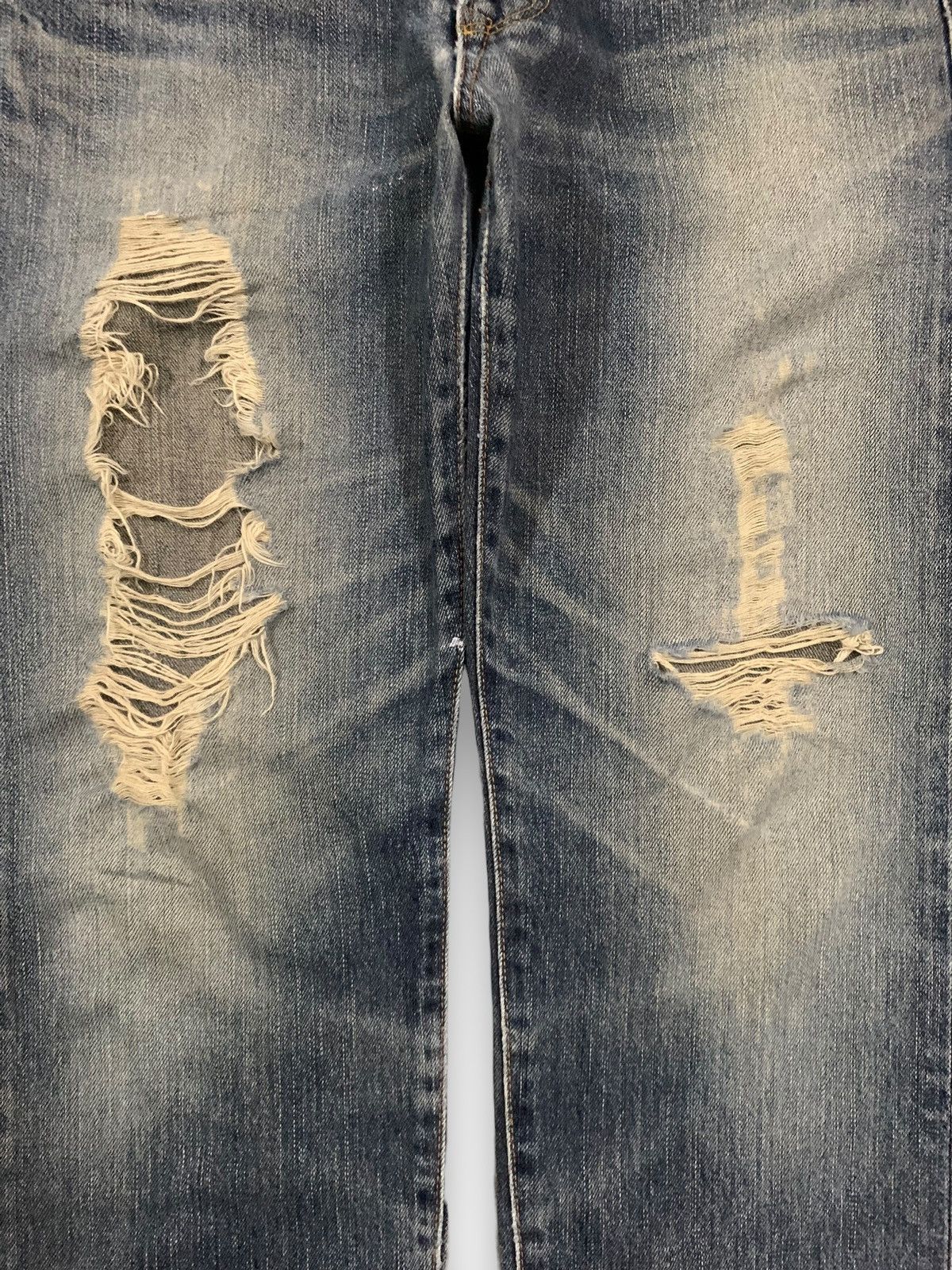 Edwin Vintage Edwin XV443 Regular Straight Distressed Grunge Jeans Size US 31 - 6 Thumbnail