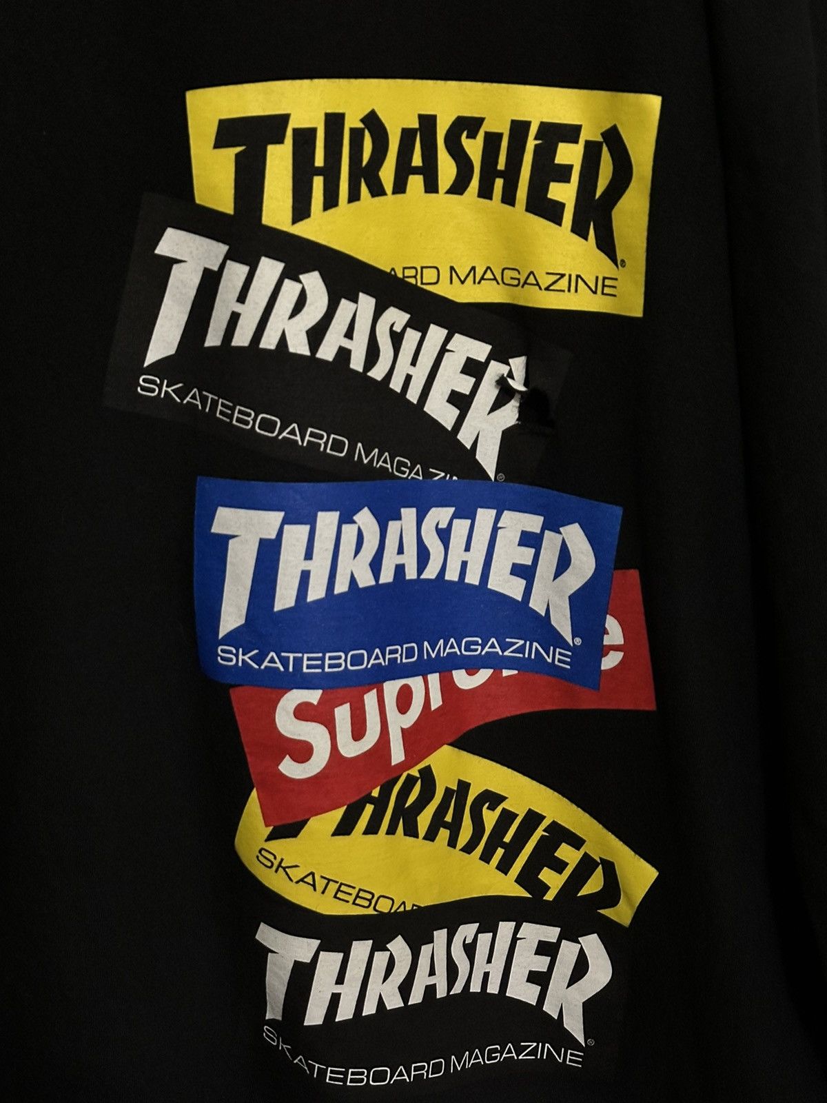 Supreme x Thrasher Multi Logo online L/S Tee