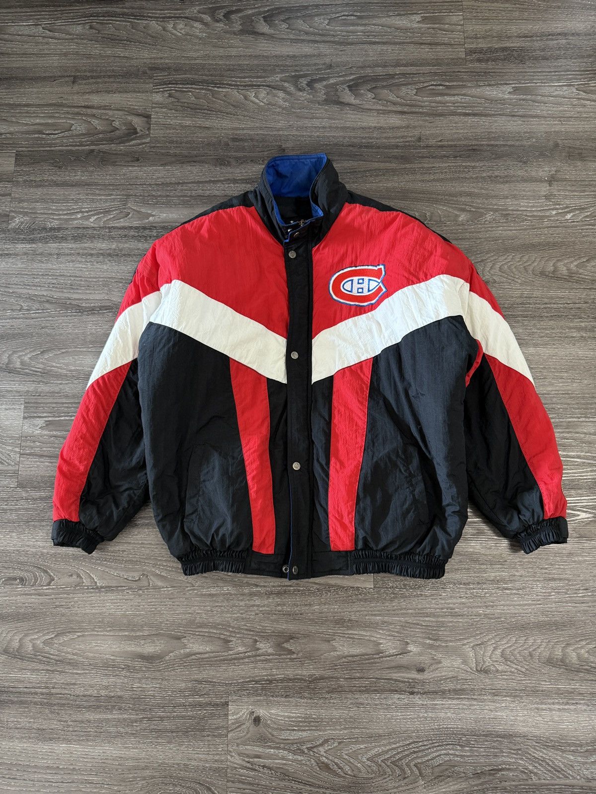NHL Vintage 1990 NHL Montreal Canadiens Jacket Size US XL / EU 56 / 4 - 1 Thumbnail