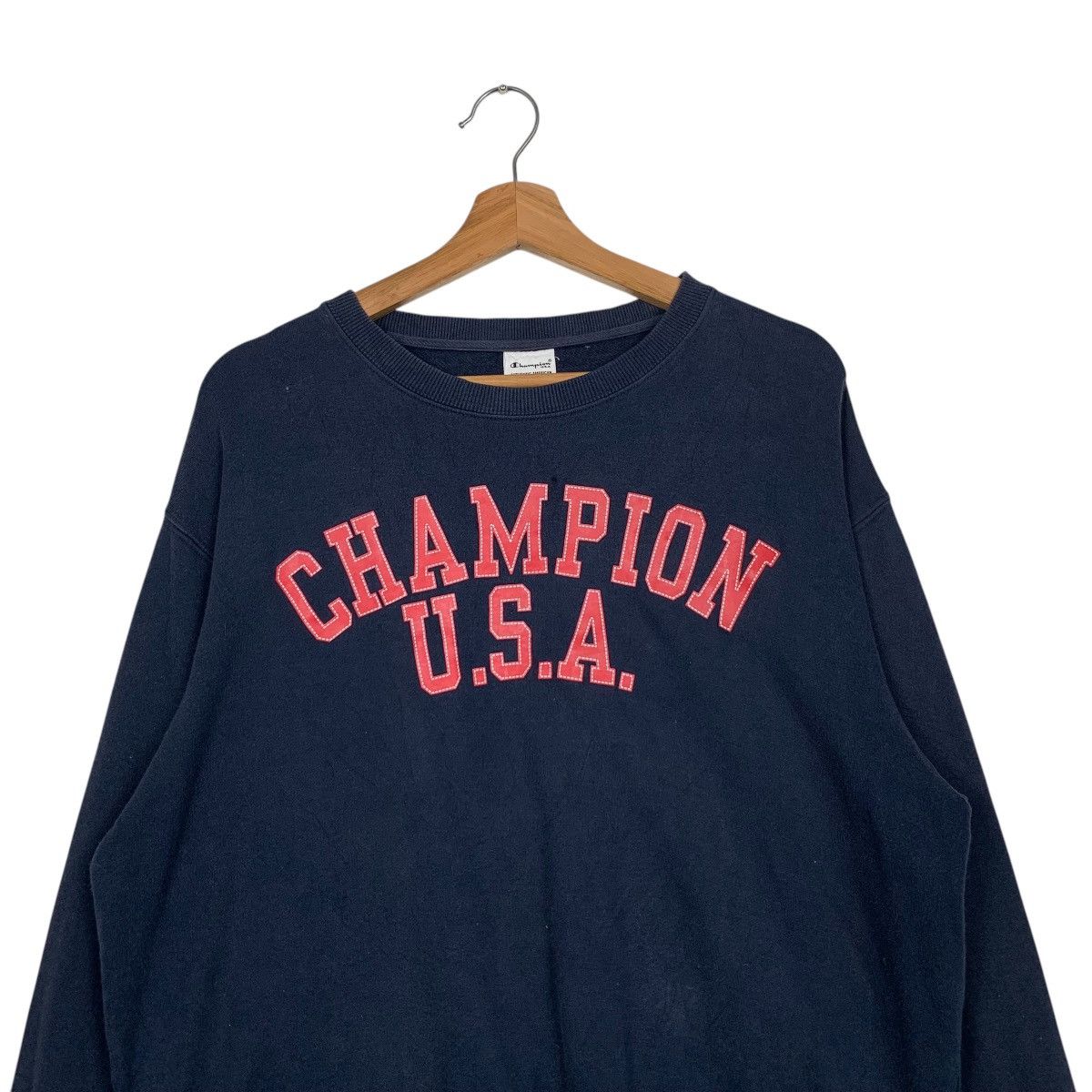 Champion CHAMPION USA Big Logo Crewneck Sweatshirt #1581-C71 Size US L / EU 52-54 / 3 - 2 Thumbnail