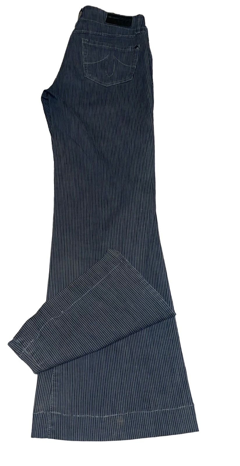 Other Level 99 Wide Leg Trouser Pinstripe Jean Size 29" - 5 Thumbnail
