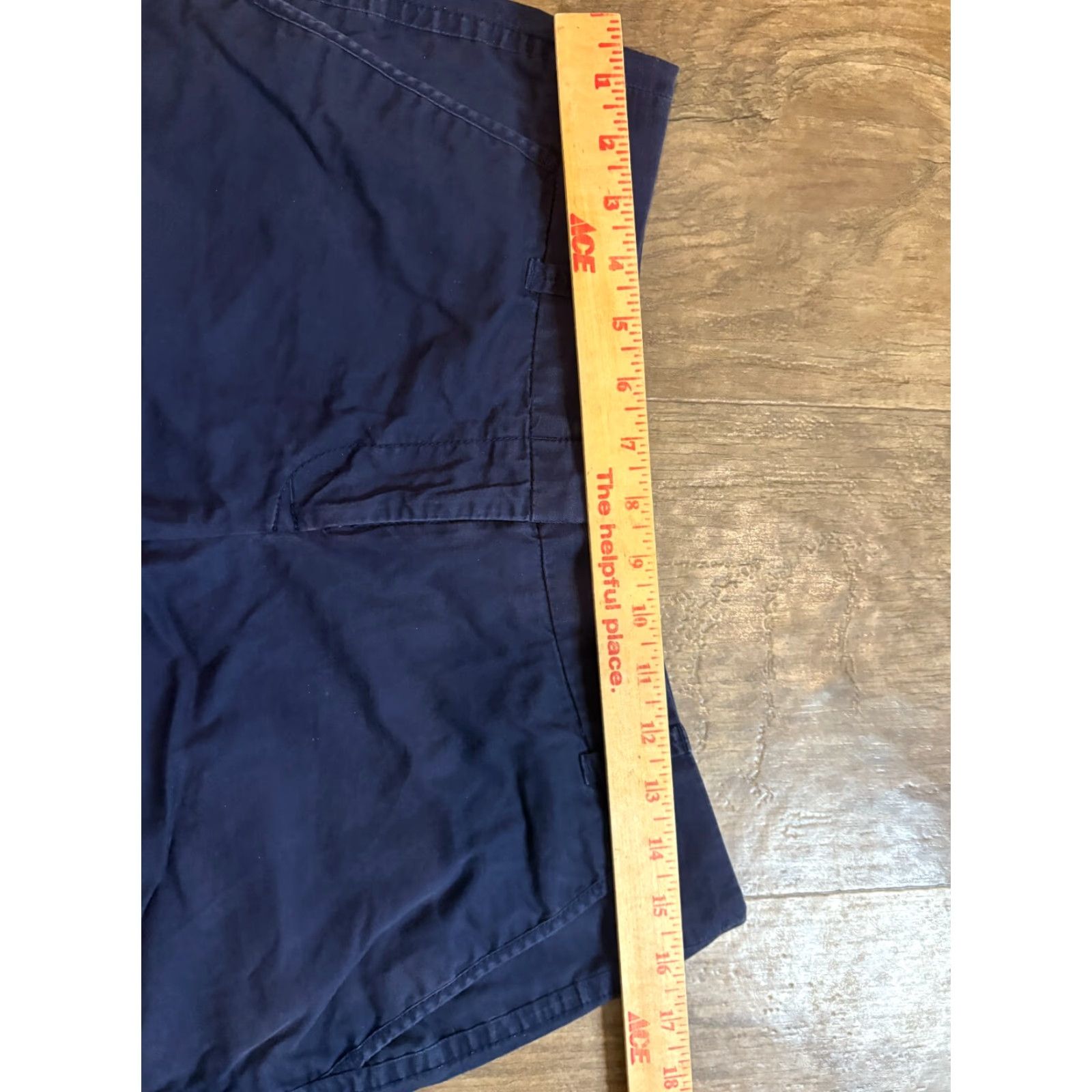 J.Crew J. Crew Chino Shorts Womens Size 6 Blue Broken In, Regular, Solid, Chino, Blue, Women, Size 6 Size 28" / US 6 / IT 42 - 2 Thumbnail