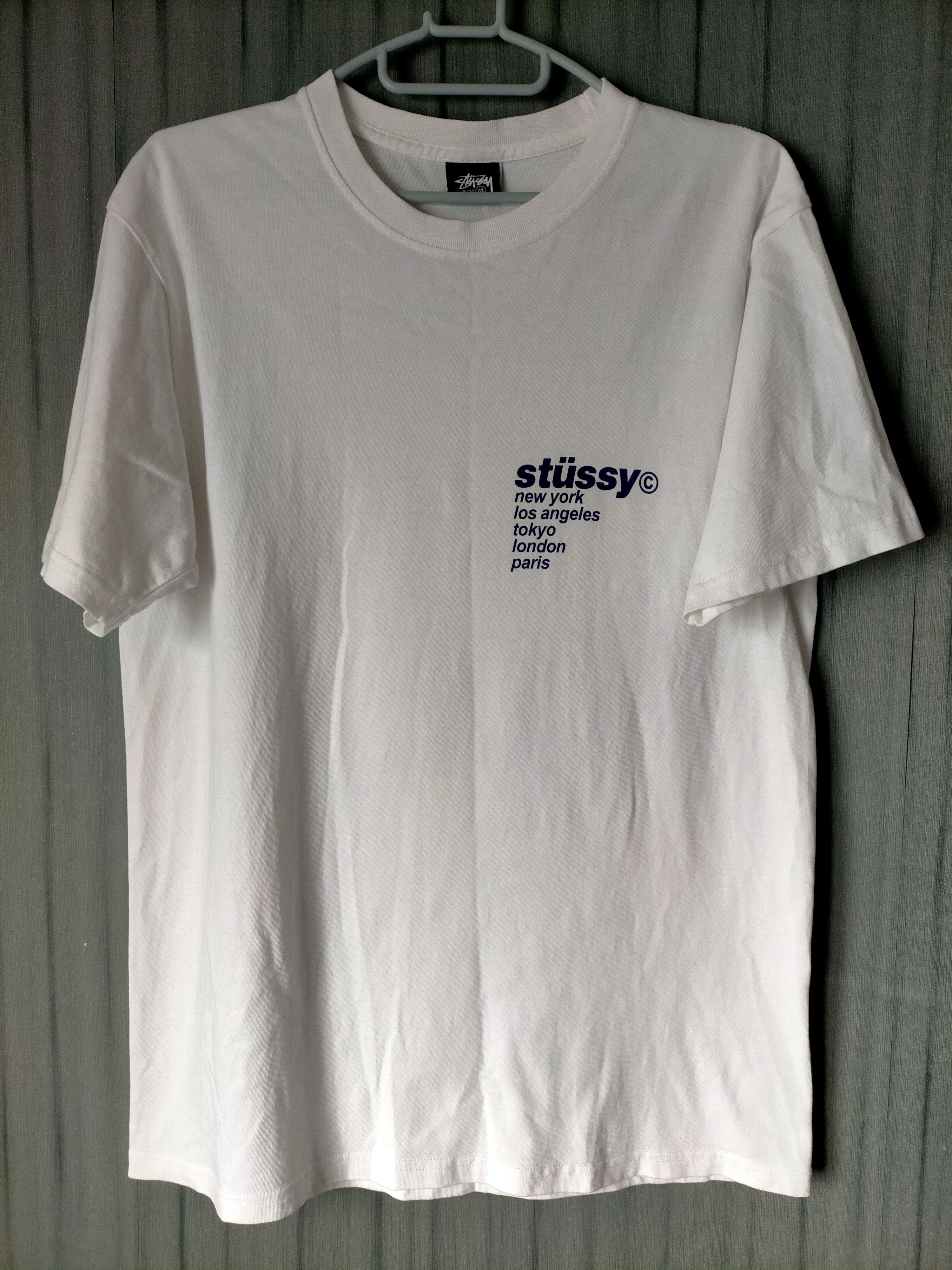 Stussy Stussy Strawberry White Size M Tee Size US M / EU 48-50 / 2 - 8 Thumbnail