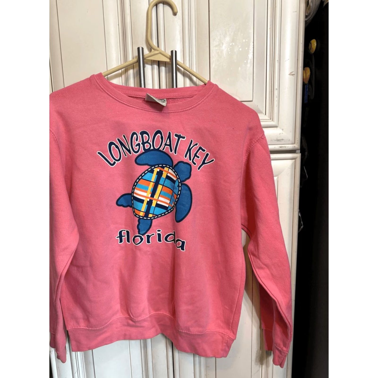CO Pacific & Co Womens Longboat Key Turtle Florida Pullover Sweatshirt Pink XL Size XL / US 12-14 / IT 48-50 - 6 Thumbnail