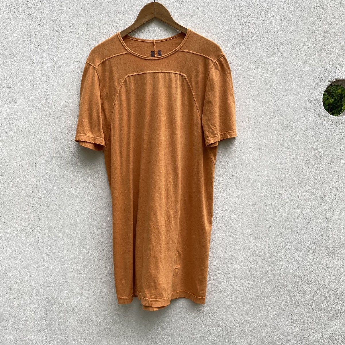 Rick Owens Drkshdw Rick Owens drkshdw mustard tee Size US M / EU 48-50 / 2 - 1 Thumbnail