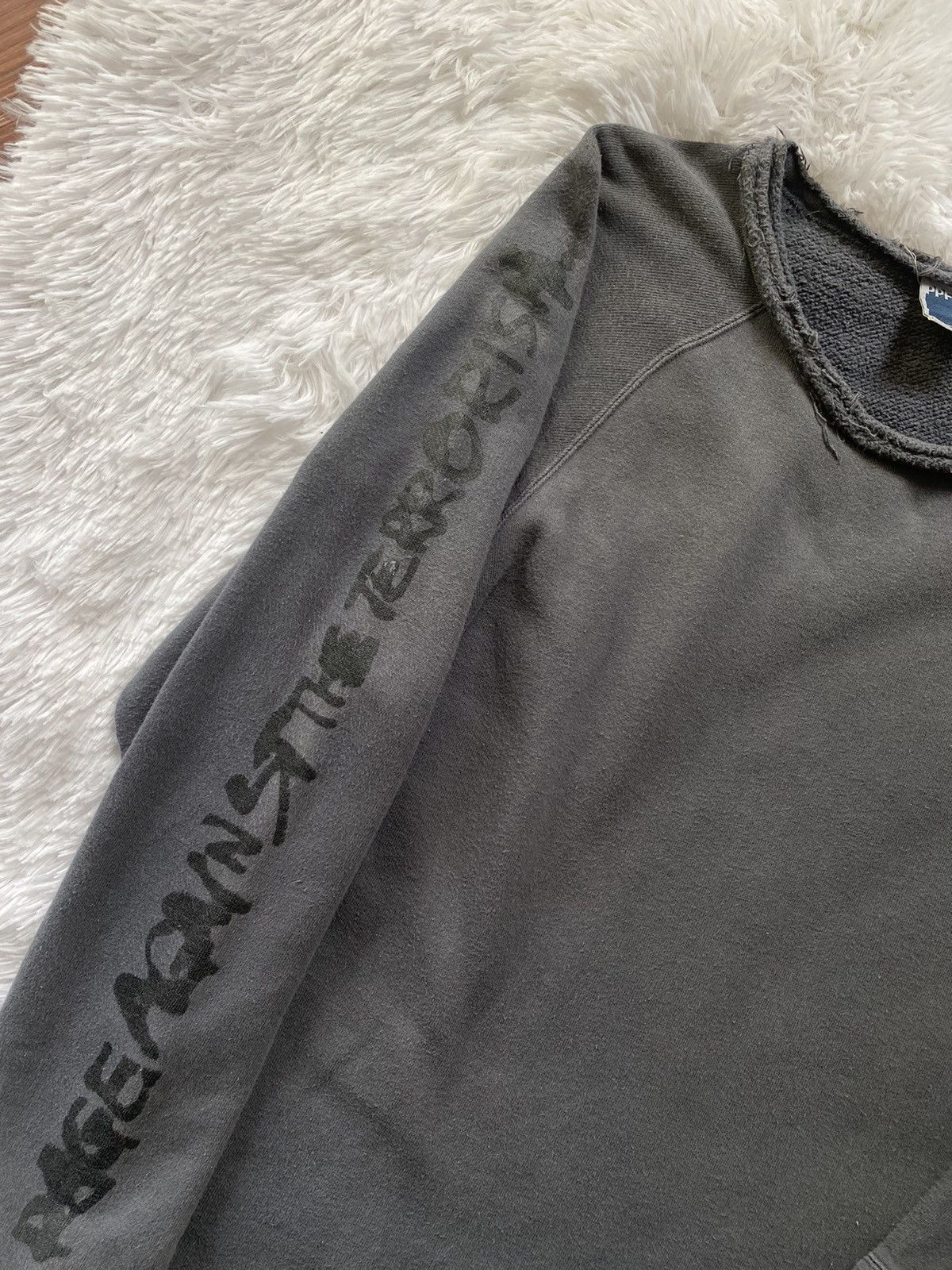 Japanese Brand PPFM Rage Againts Terrorist Sweatshirt Size US M / EU 48-50 / 2 - 3 Thumbnail
