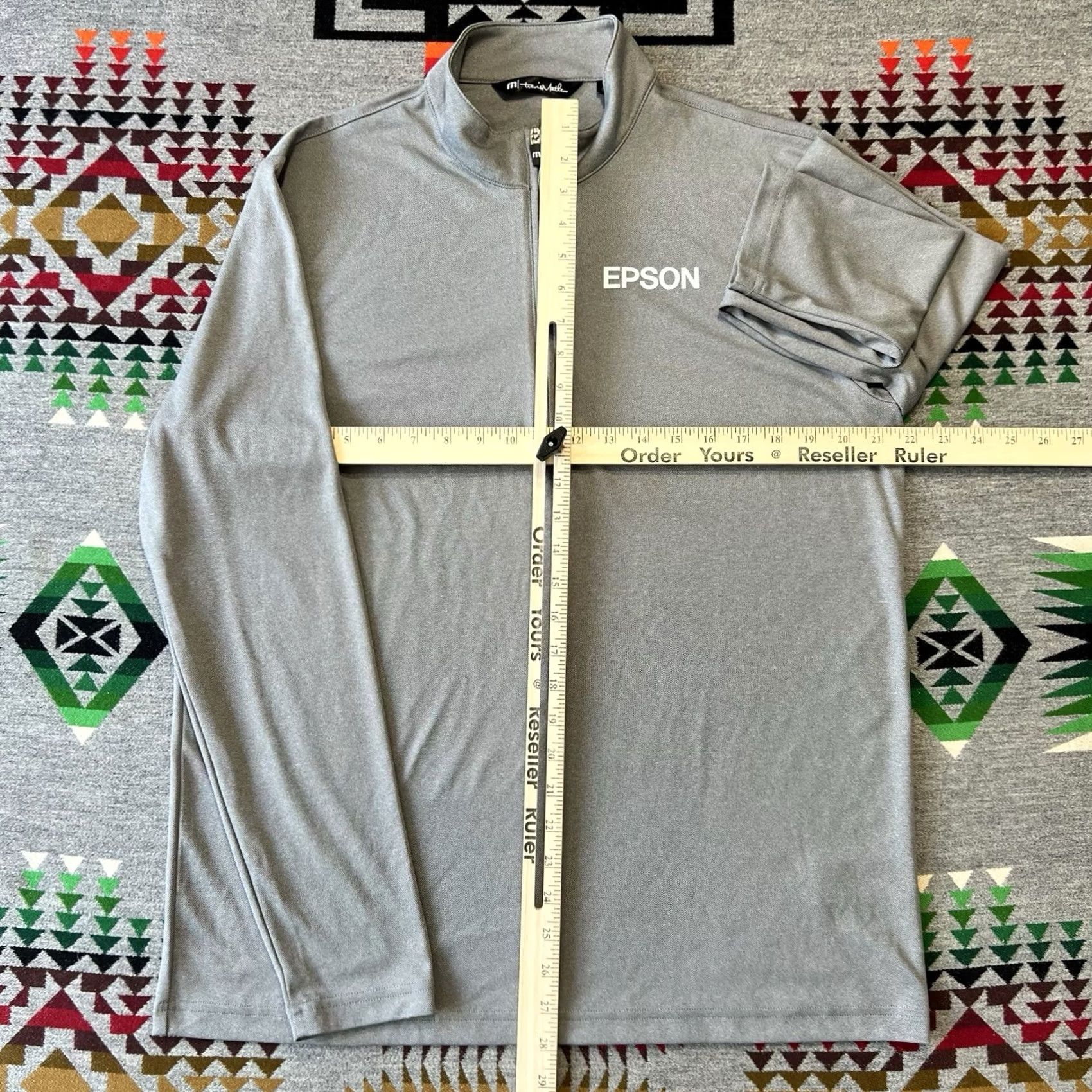 TravisMathew TravisMathew 1/4 Zip Pullover Mens Large Gray Golf Performance Long Sleeve C3 Size US L / EU 52-54 / 3 - 3 Thumbnail