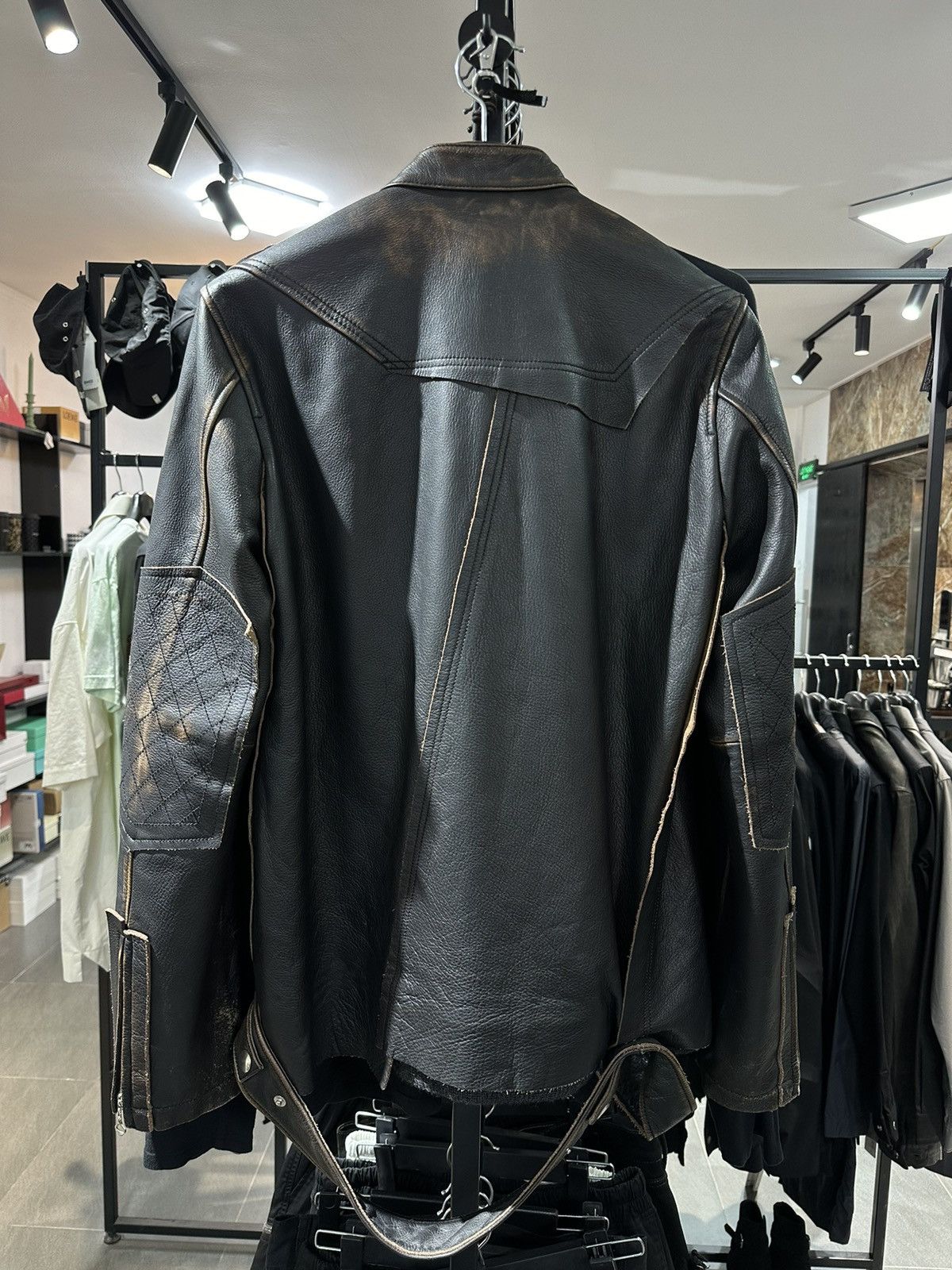 Maison MIHARA YASUHIRO Maison MIHRA YASUHIRO IRO Dylan Leather Biker Jacket Size US M / EU 48-50 / 2 - 2 Thumbnail