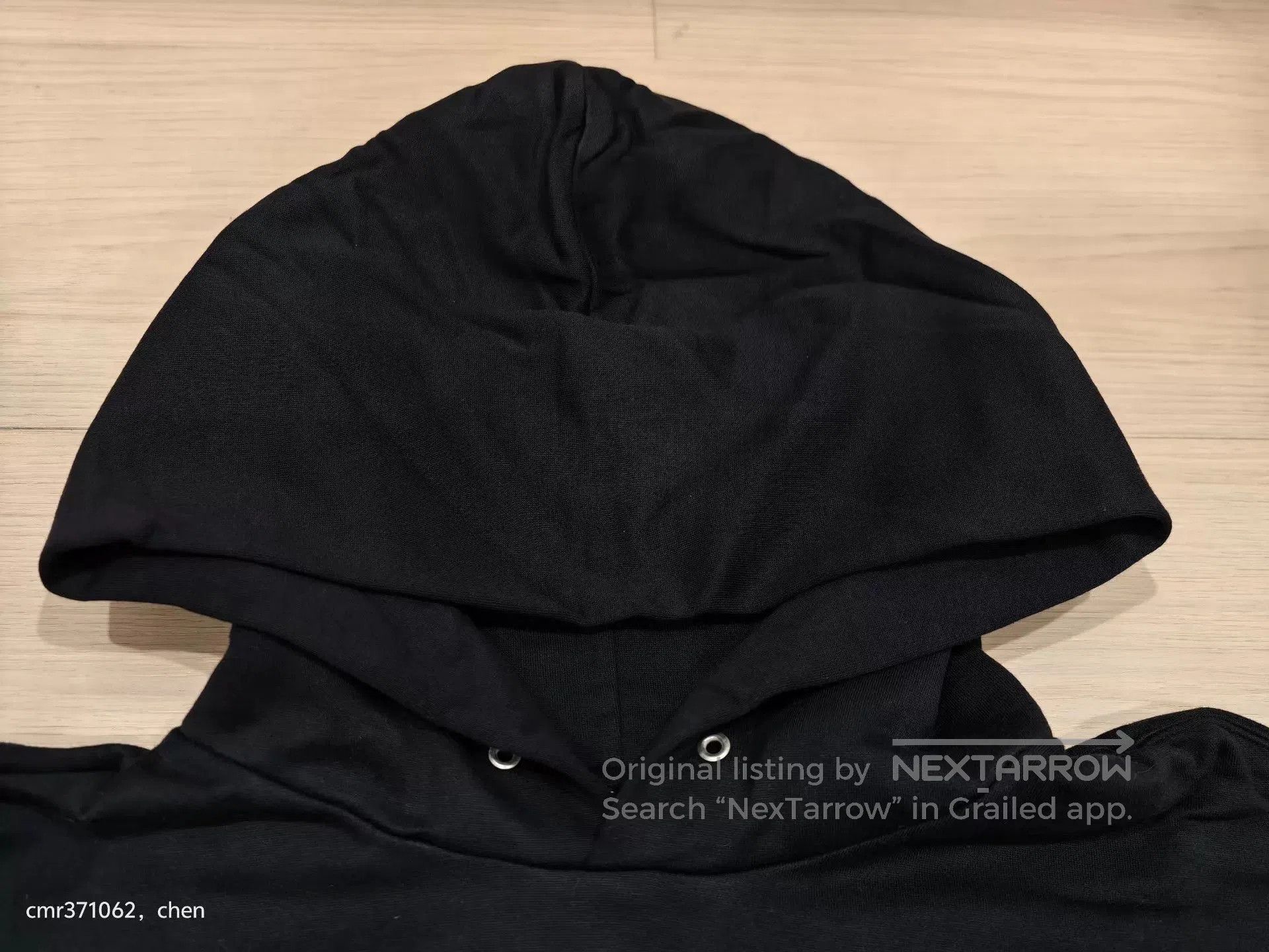 Visvim Black Hooded Sweatshirt with Front Pocket. Size US M / EU 48-50 / 2 - 2 Thumbnail