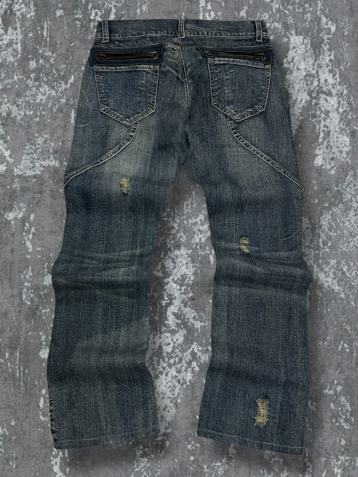 In The Attic Vintage Rare 1990s Japan Designer In The Attic Flared Grunge Size US 30 / EU 46 - 9 Thumbnail