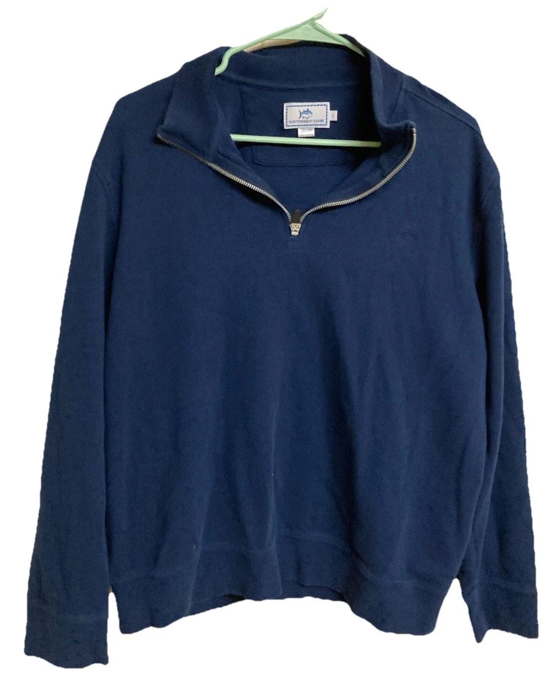 Southern Tide Southern Tide Cruiser 1/4 Zip Pullover Blue Size Large Size US L / EU 52-54 / 3 - 1 Thumbnail