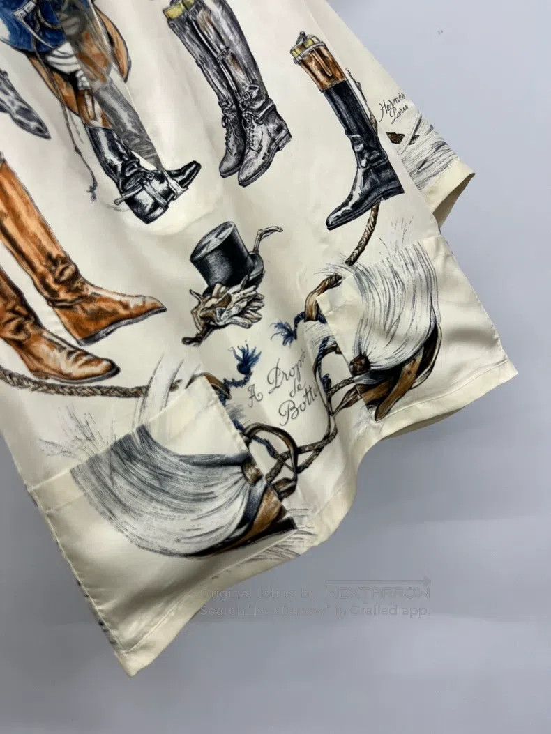 Hermes Hermes Silk Printed Top Size XS / US 0-2 / IT 36-38 - 2 Thumbnail