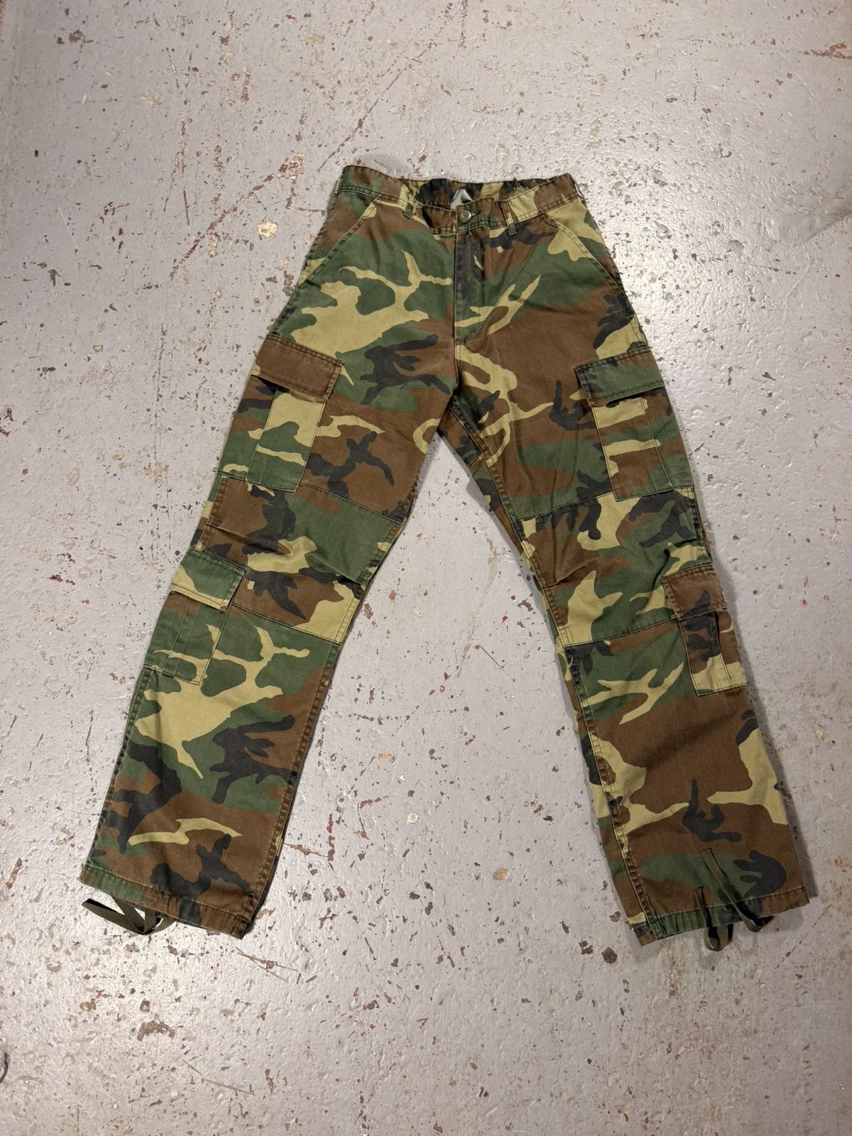 Other Vintage Dark Green USA Army Cargo Pants Size US 30 / EU 46 - 1 Thumbnail
