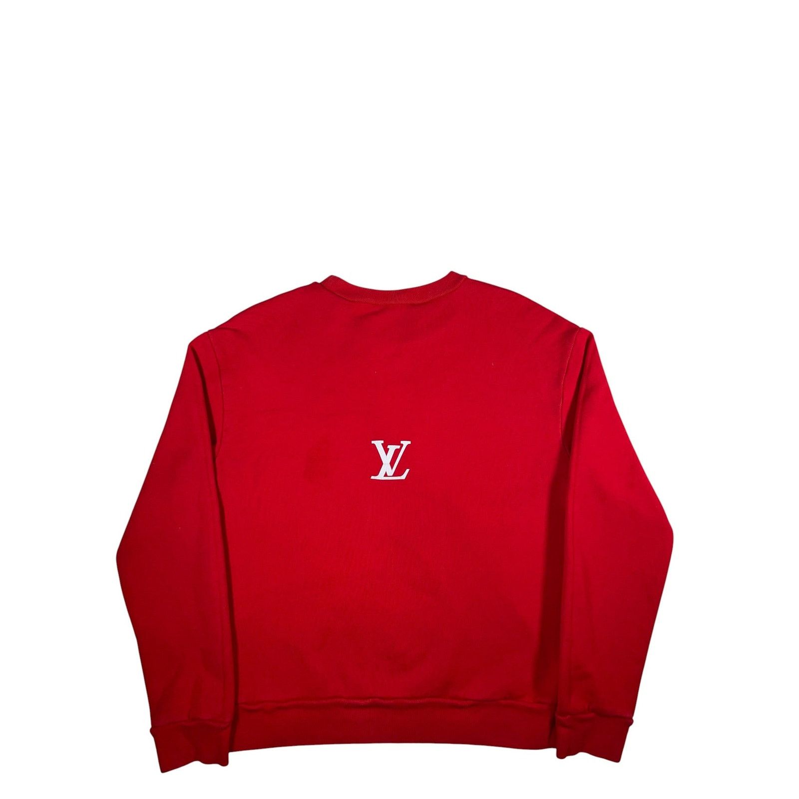 Louis Vuitton Louis Vuitton Red Hour Crewneck Size US M / EU 48-50 / 2 - 2 Thumbnail