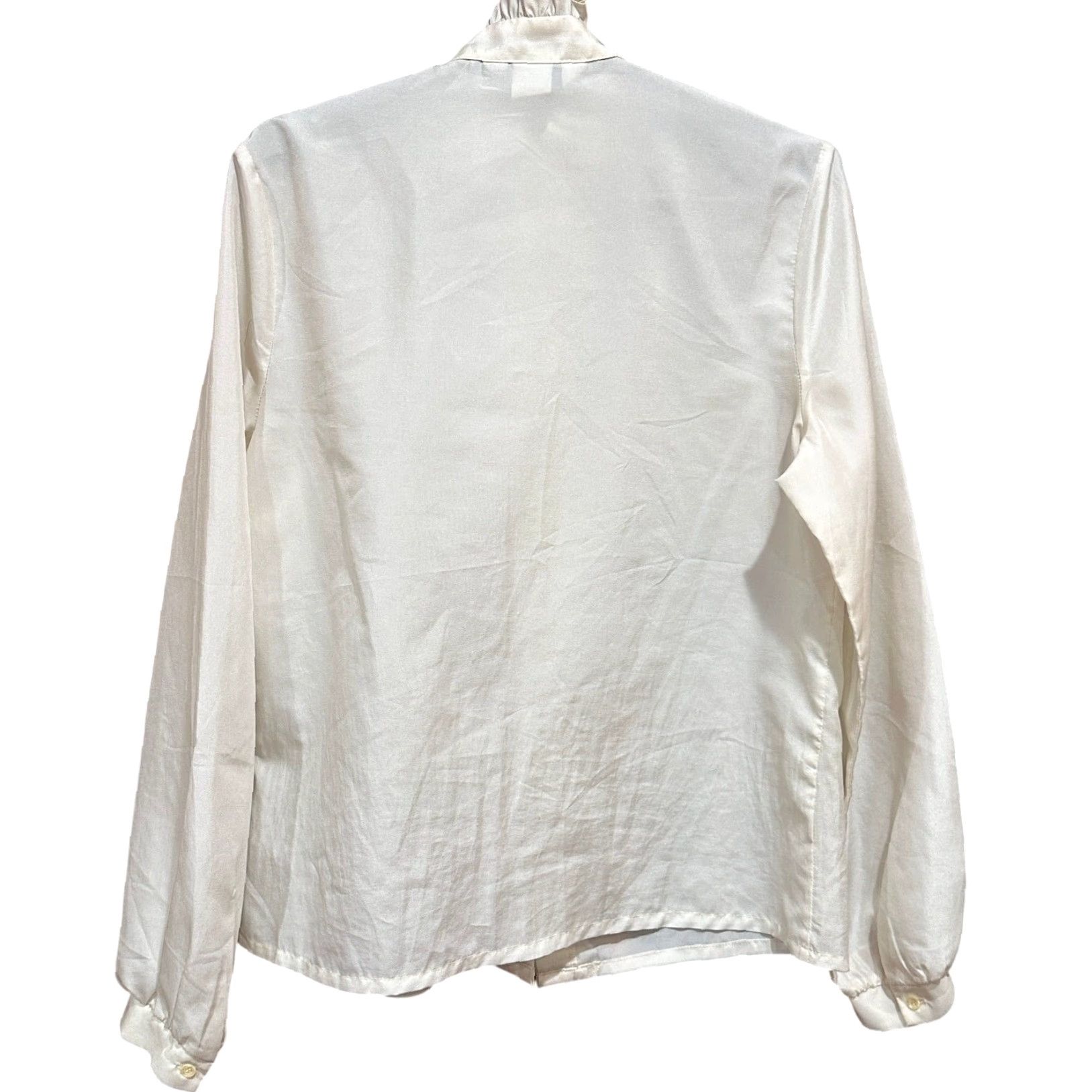 Vintage VINTAGE Alice Stuart Blouse Women Size 12 Ivory Small Stain Victorian Camisole Style Shirt Ladies Casual Business 12 Womens Size XL / US 12-14 / IT 48-50 - 4 Thumbnail