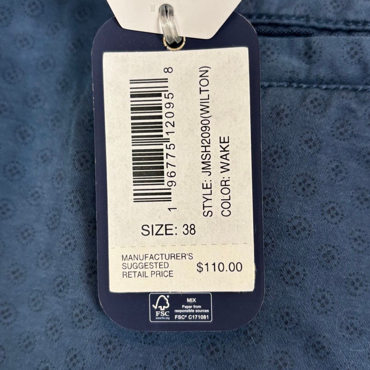 johnnie-O Johnnie-O Wilton Cotton Linen Blend Shorts in Wake NWT 38 Size US 38 / EU 54 - 5 Thumbnail