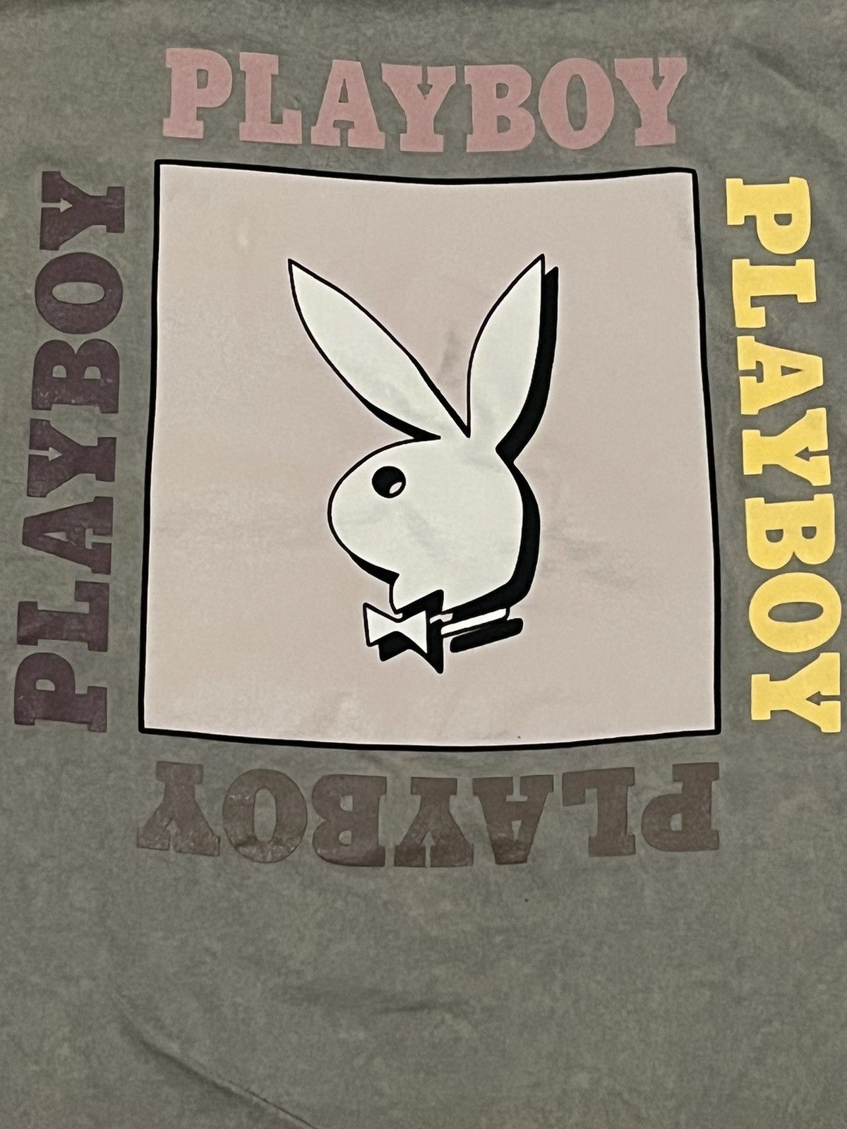 Playboy Playboy Garment Dyed Tee Shirt Size Medium Size US M / EU 48-50 / 2 - 2 Thumbnail