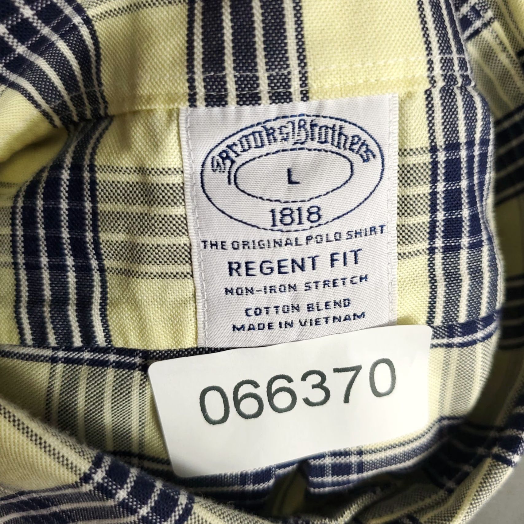 Brooks Brothers Brooks Brothers Shirt Mens L Yellow Plaid Regent Button Up Long Sleeve Regular Cotton Button-Down Casual Formal Workwear Size US L / EU 52-54 / 3 - 8 Thumbnail