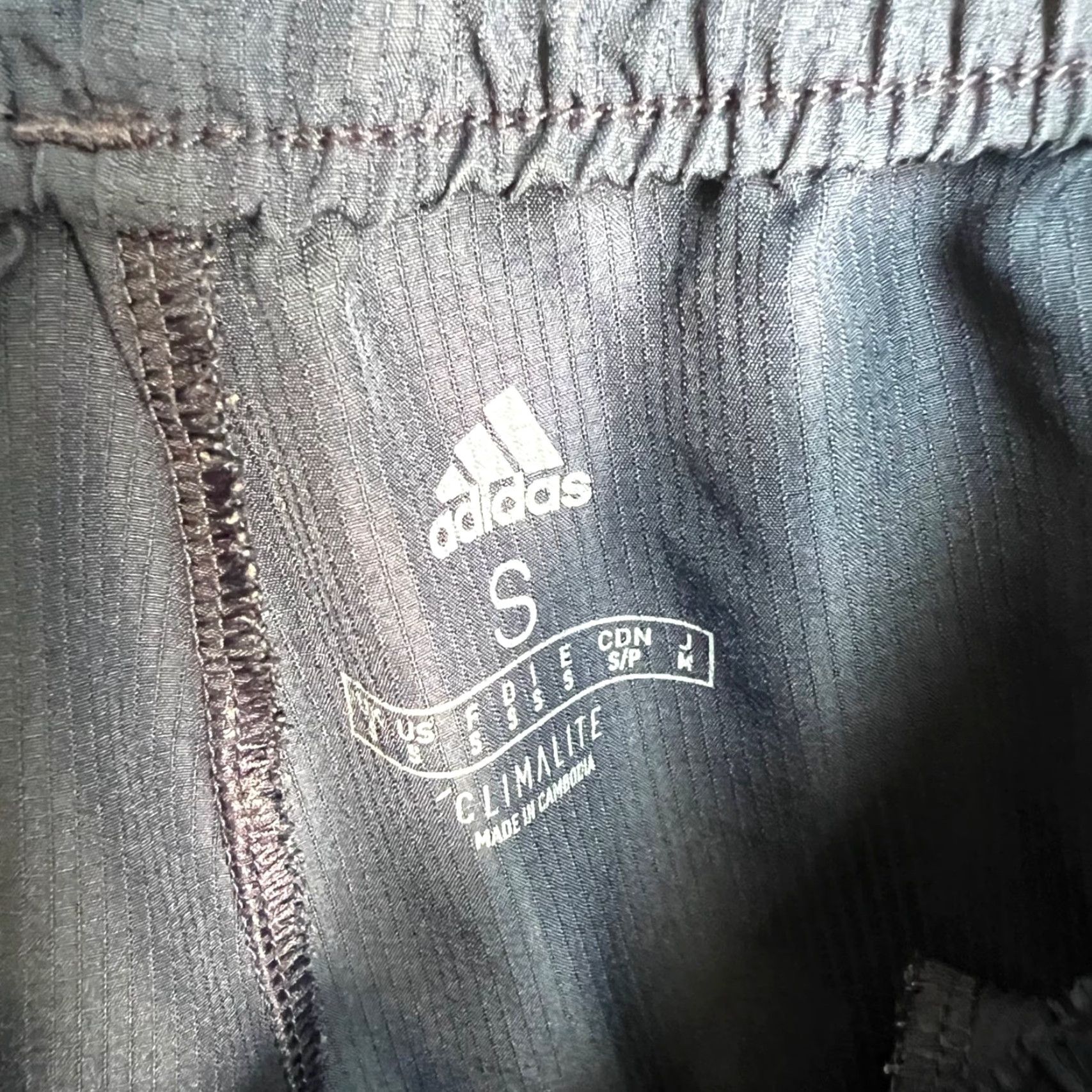 Adidas Adidas Womens Size Small Blue Climalite Athletic Shorts Drawstring Activewear Short S Womens Blue Adidas Size 28" / US 6 / IT 42 - 3 Thumbnail