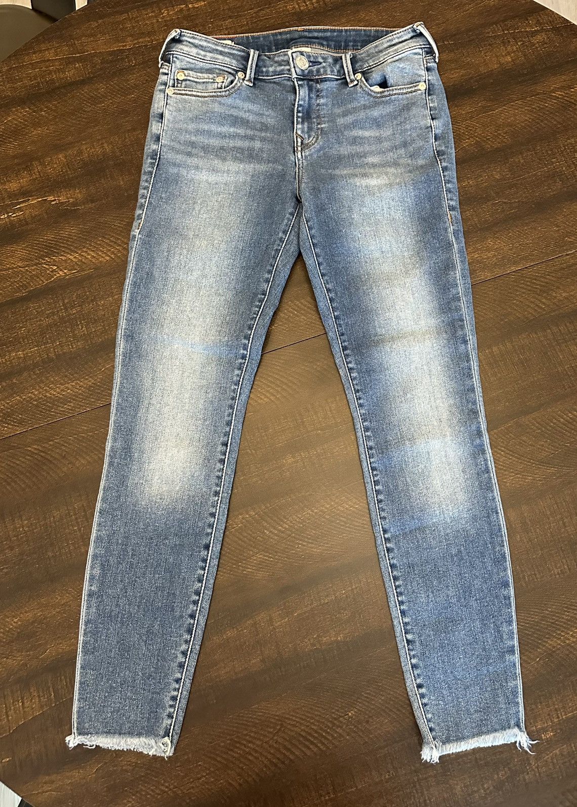 True Religion True Religion Women's Halle Skinny Fit Stretch Jeans-29x26.5 Size 29" - 3 Thumbnail