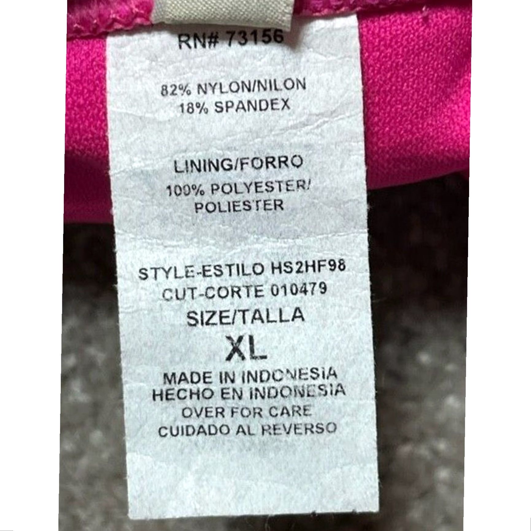 Vintage Hobie Cheeky Bikini Swim Bottom XL Hot Pink Sporty Women Regular Nylon Blend Solid Size 40" / US 18 - 6 Thumbnail