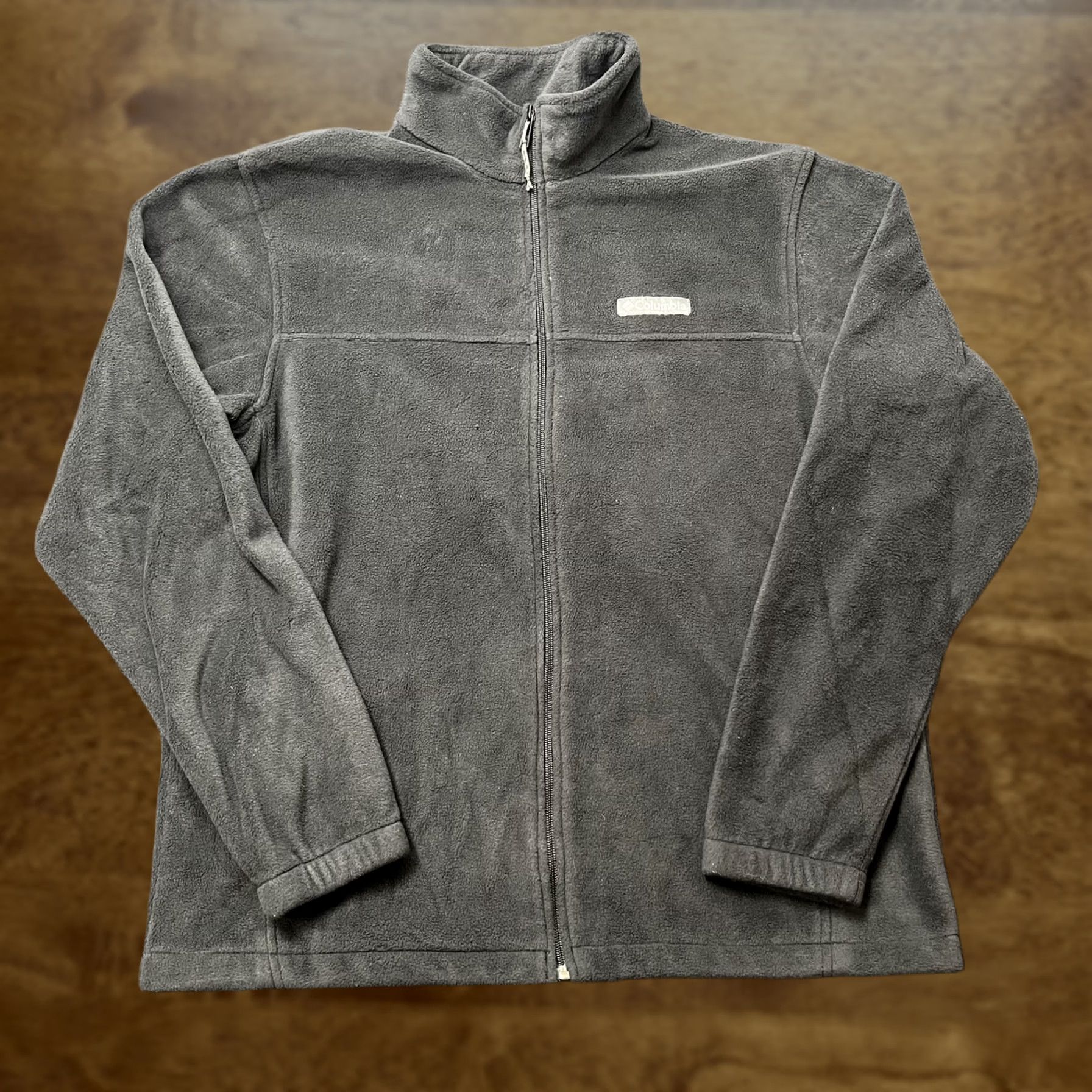 Vintage Columbia Womens Large Fleece Jacket Full Zip Pockets Outdoor Casual Gray Size L / US 10 / IT 46 - 1 Thumbnail
